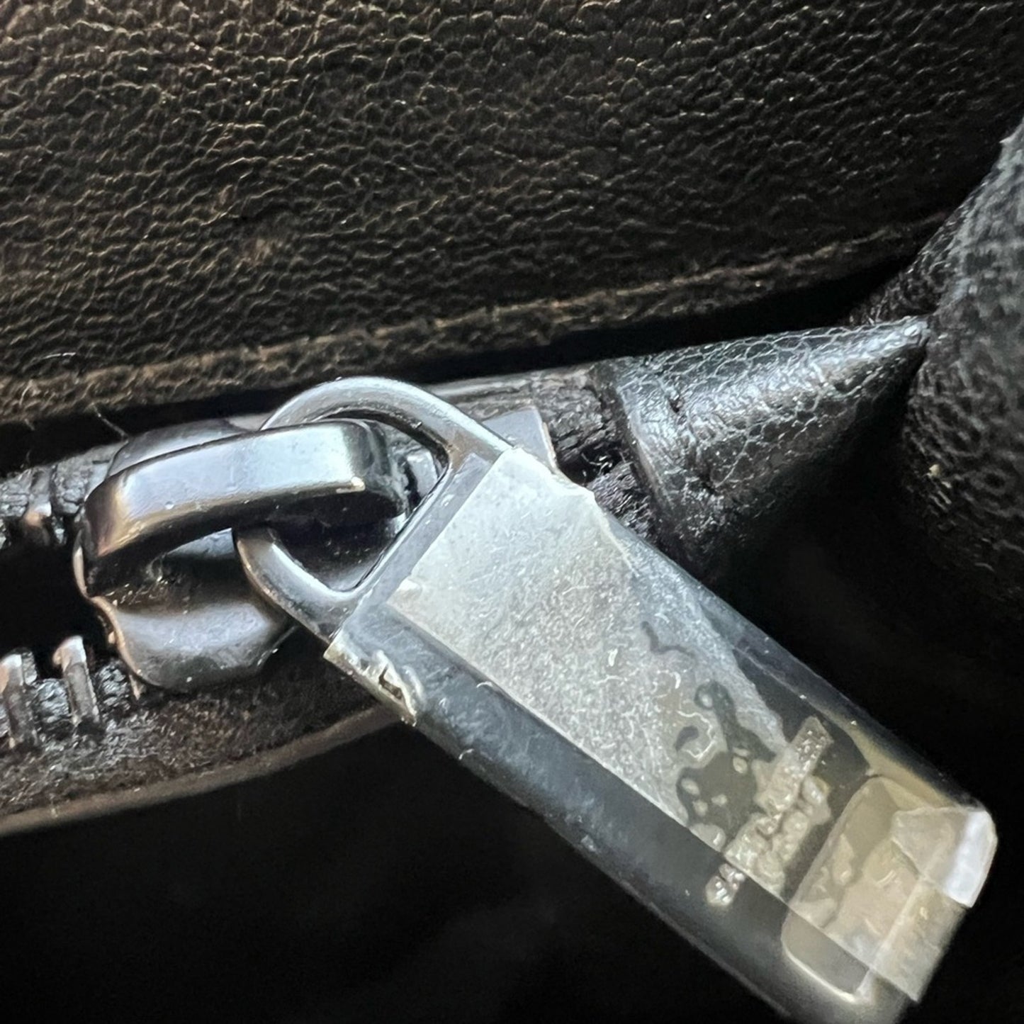 Saint Laurent Matelasse Chevron Monogram Large College Satchel Black