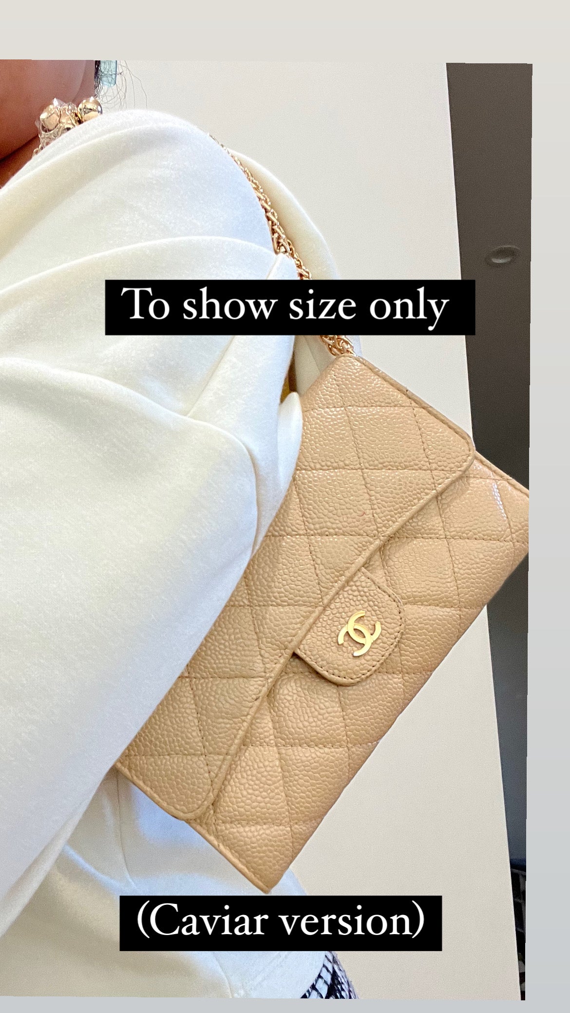 Chanel timeless classic wallet on chain