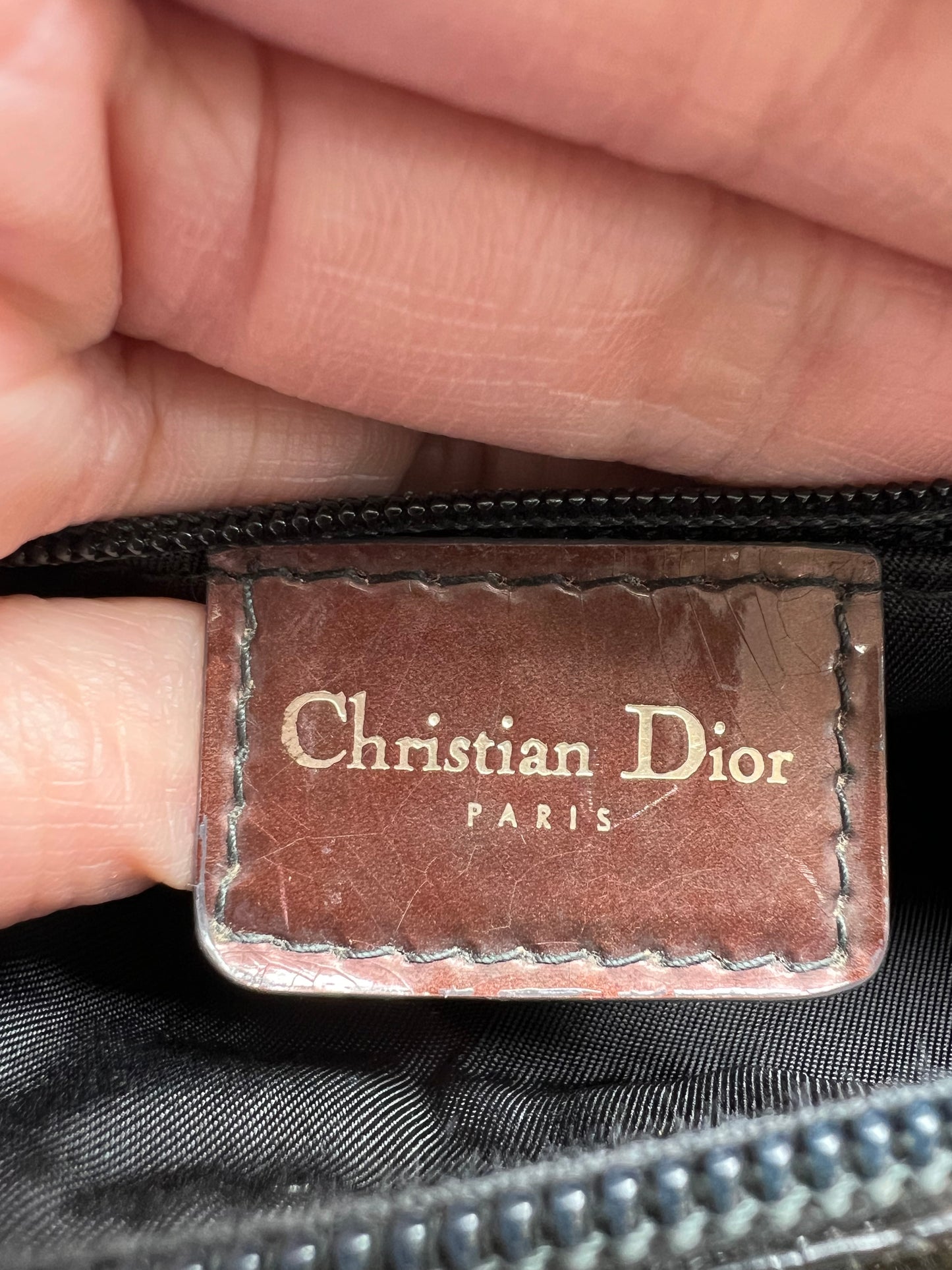 Rare Lady Dior tote medium patent