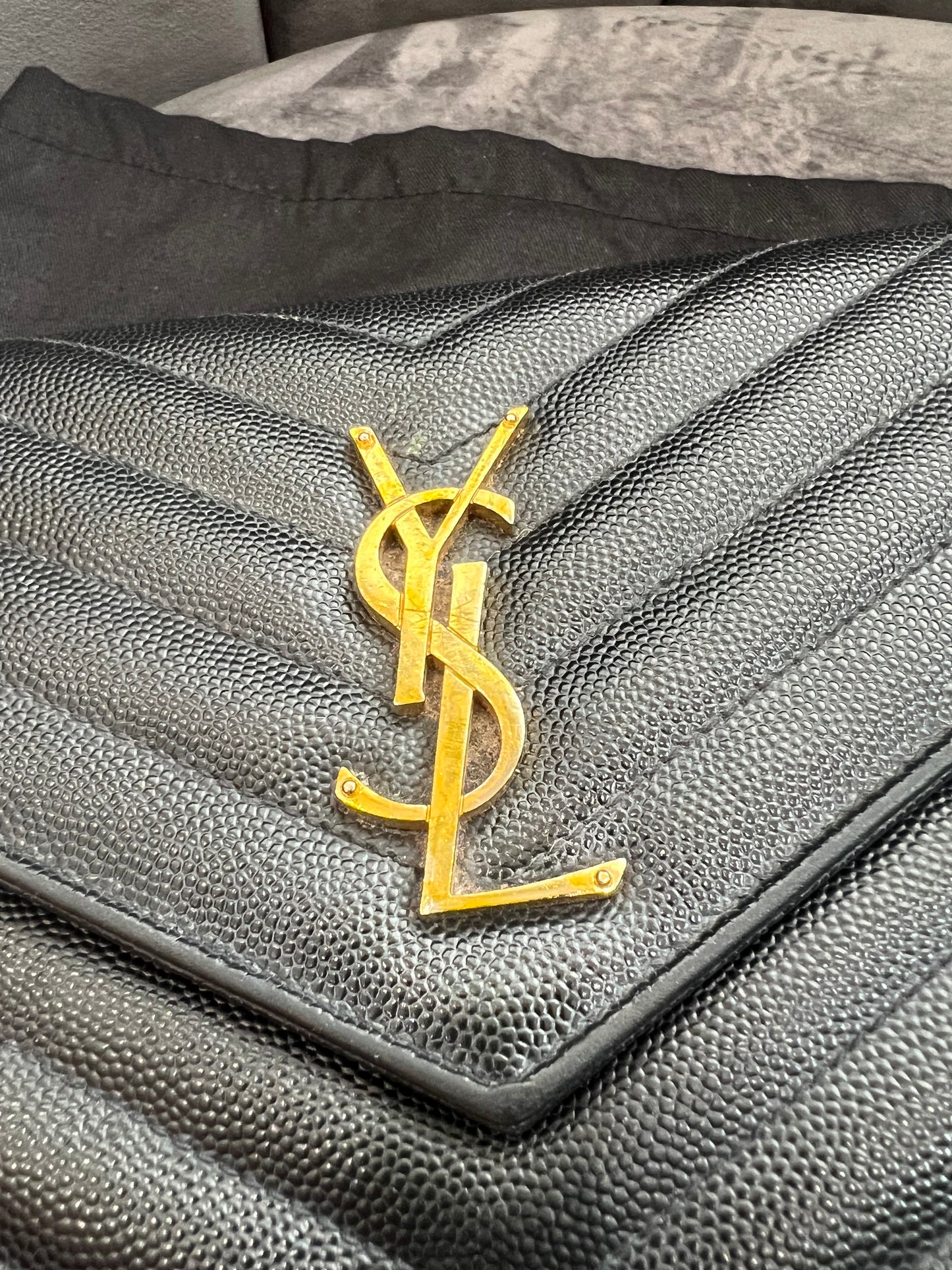 Yves Saint Laurent Cassandre envelope flap crossbody