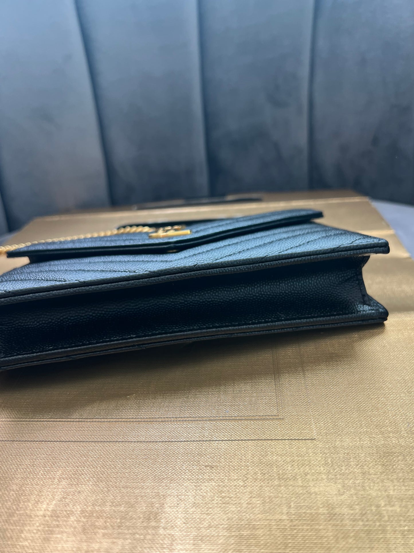 Yves Saint Laurent Cassandre envelope flap crossbody bag