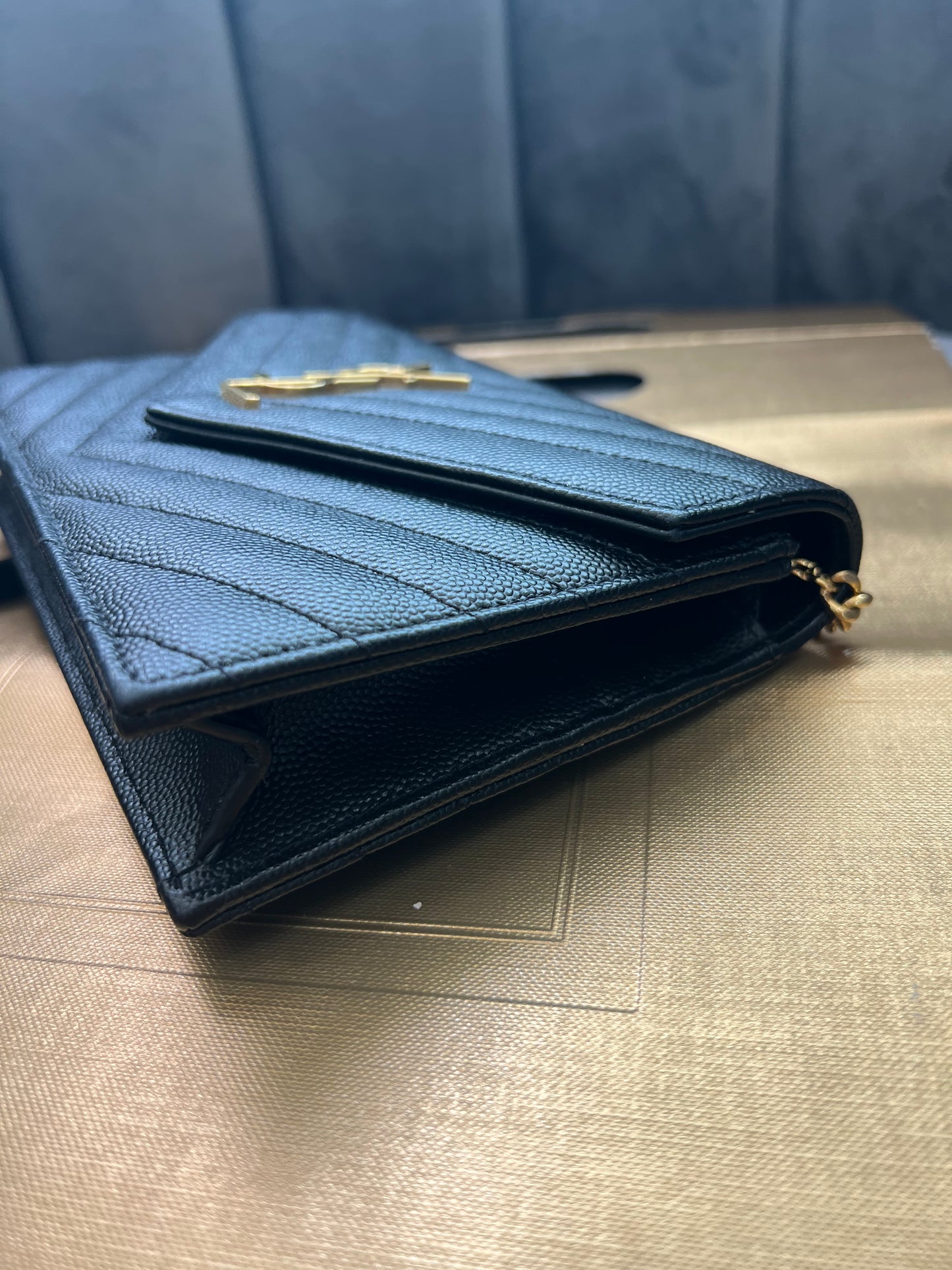 Yves Saint Laurent Cassandre envelope flap crossbody bag