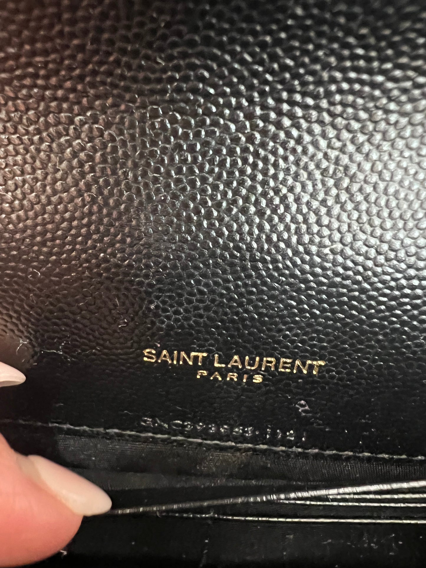 Yves Saint Laurent Cassandre envelope flap crossbody bag