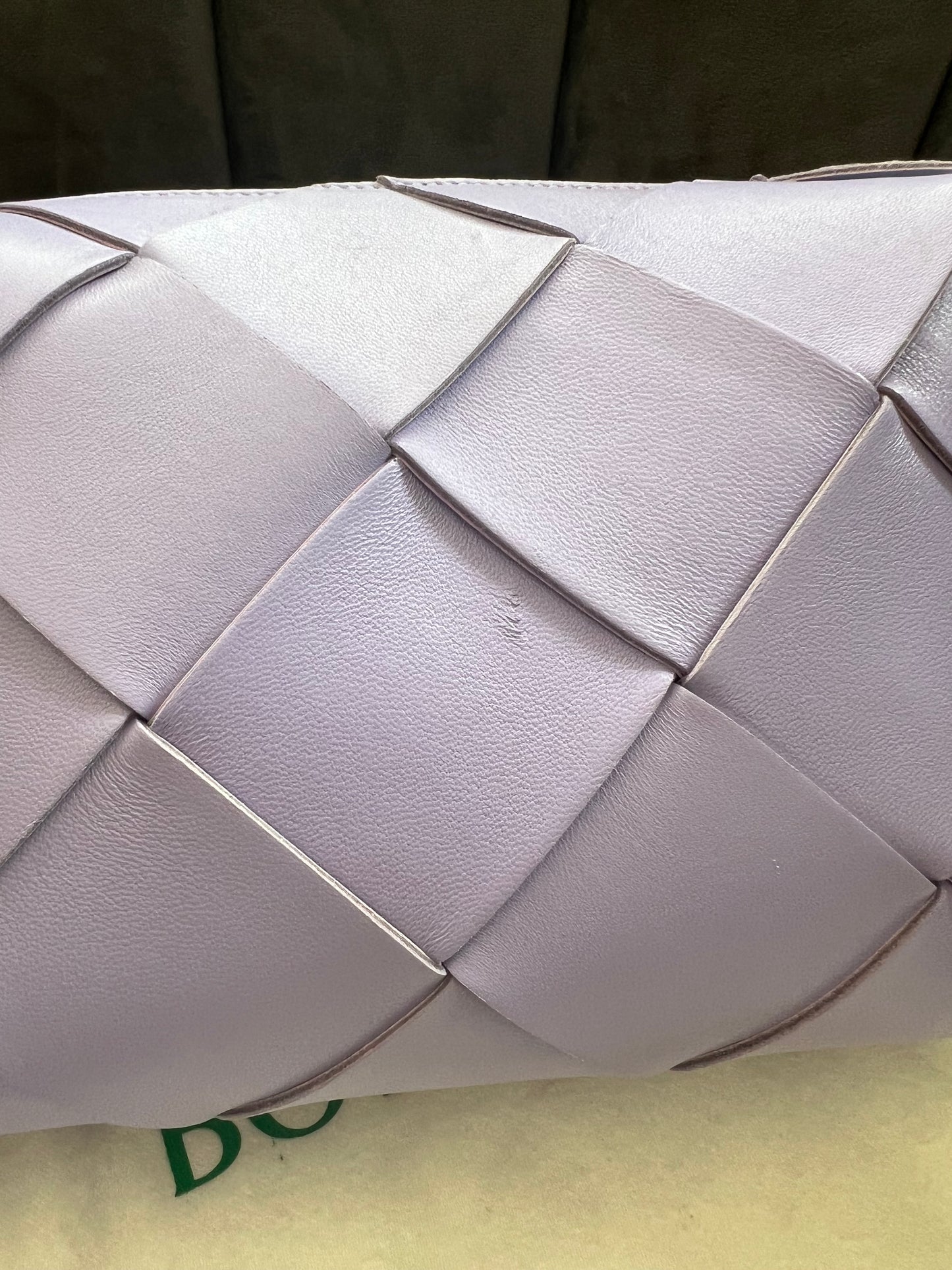 Bottega Veneta Intrecciato Cassette Camera Bag in Wisteria