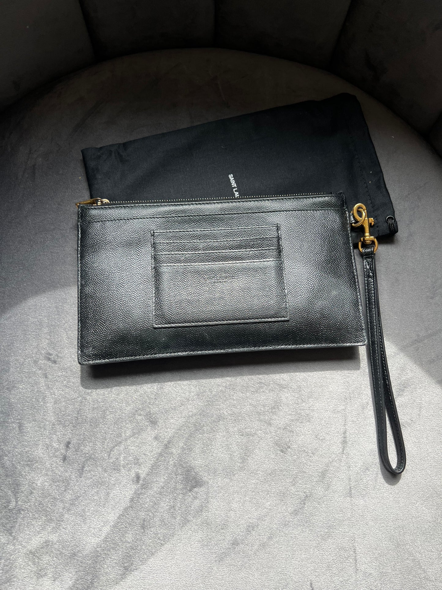 Saint Laurent Cassandre Wristlet