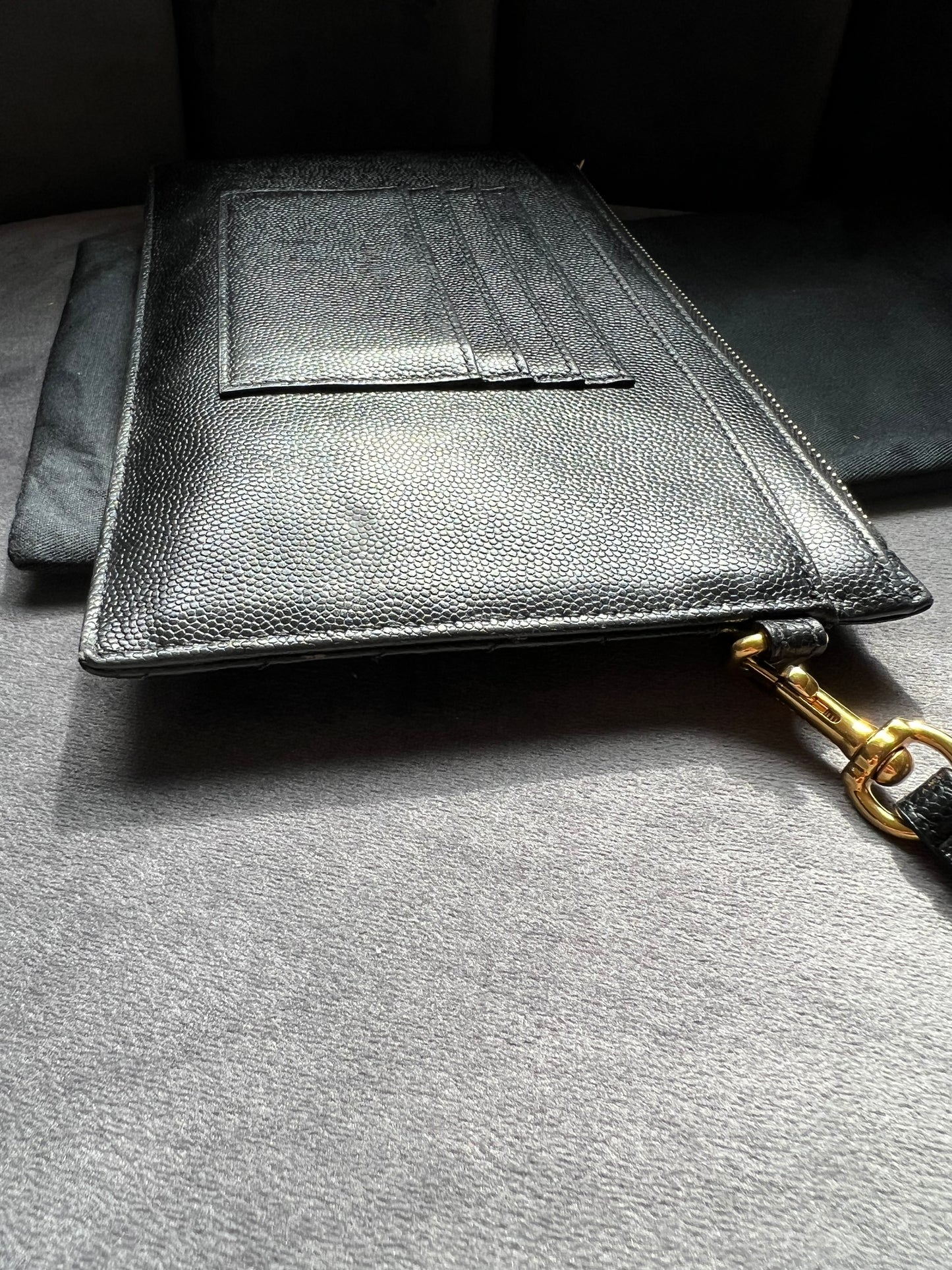 Saint Laurent Cassandre Wristlet