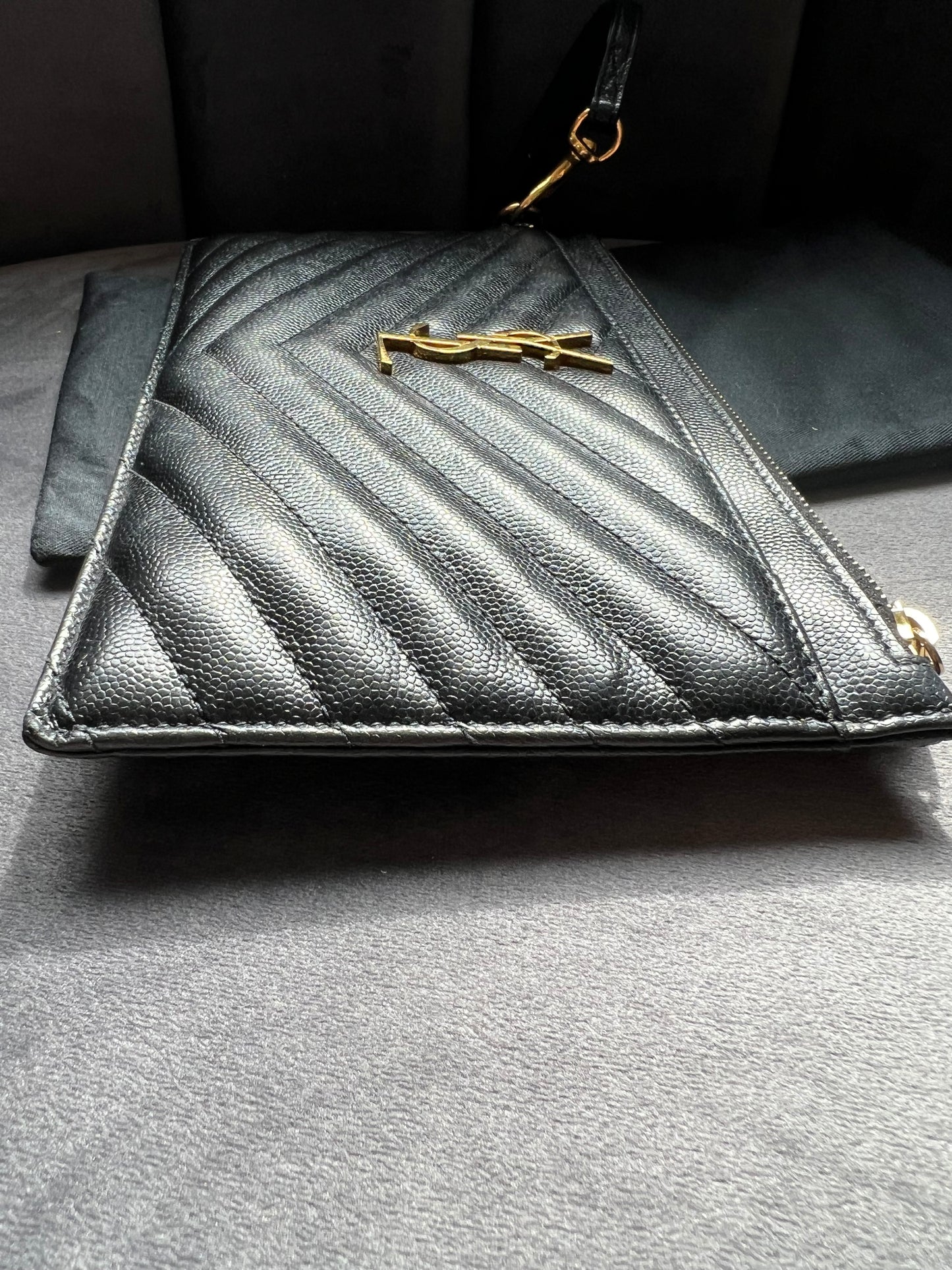 Saint Laurent Cassandre Wristlet