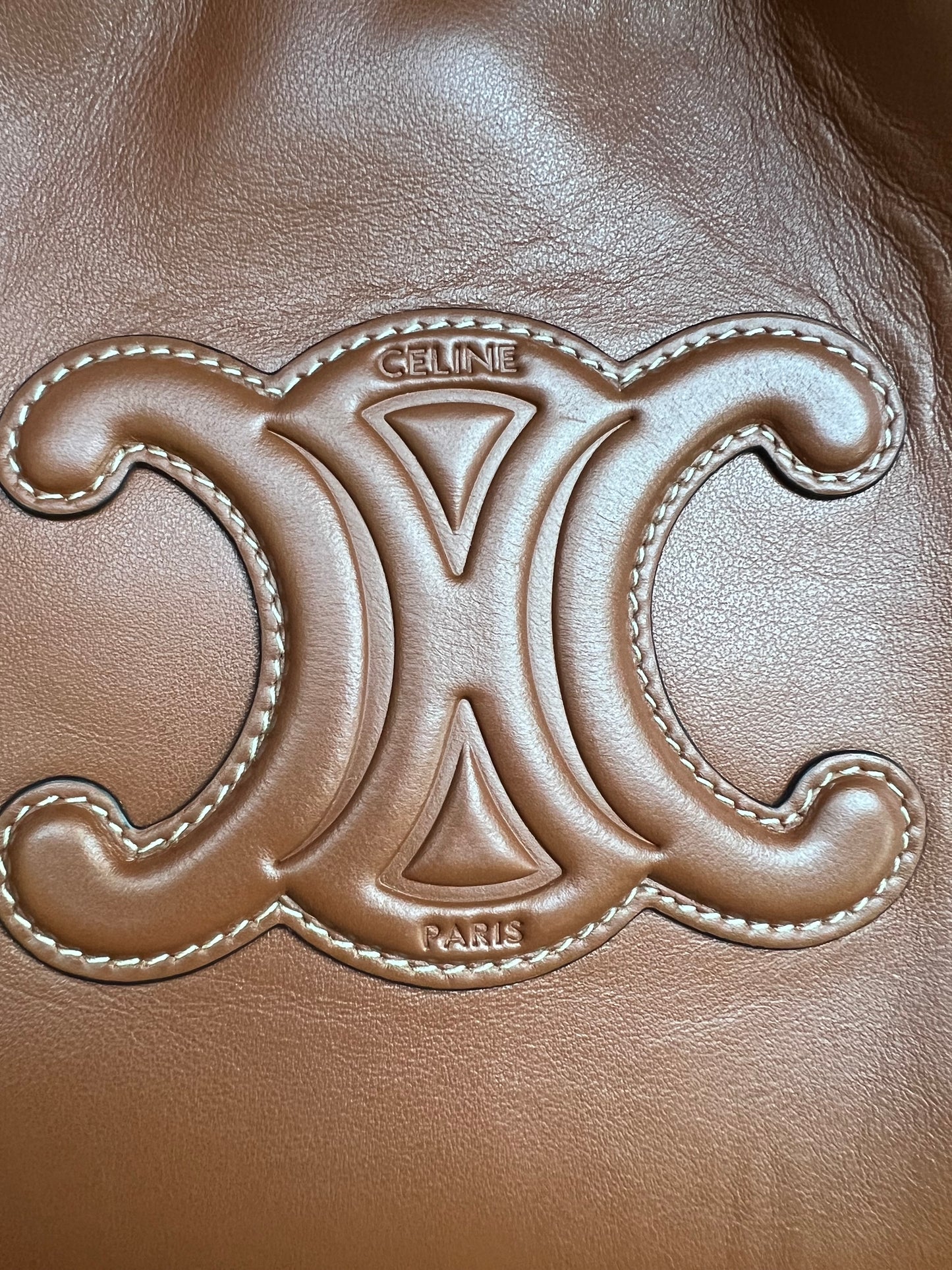 New Celine Triomphe Cabas crossbody bag