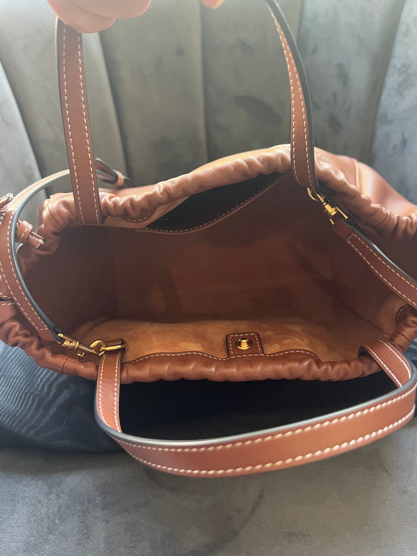New Celine Triomphe Cabas crossbody bag