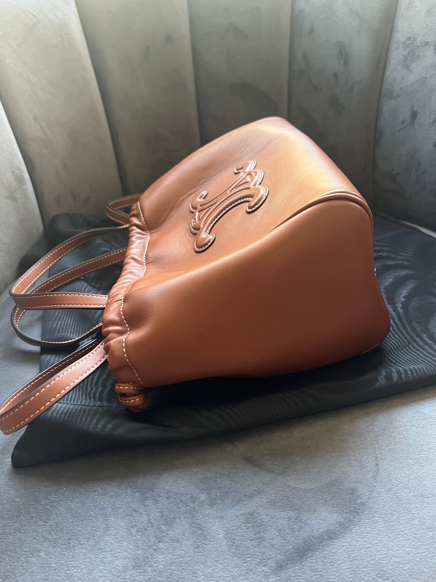 New Celine Triomphe Cabas crossbody bag