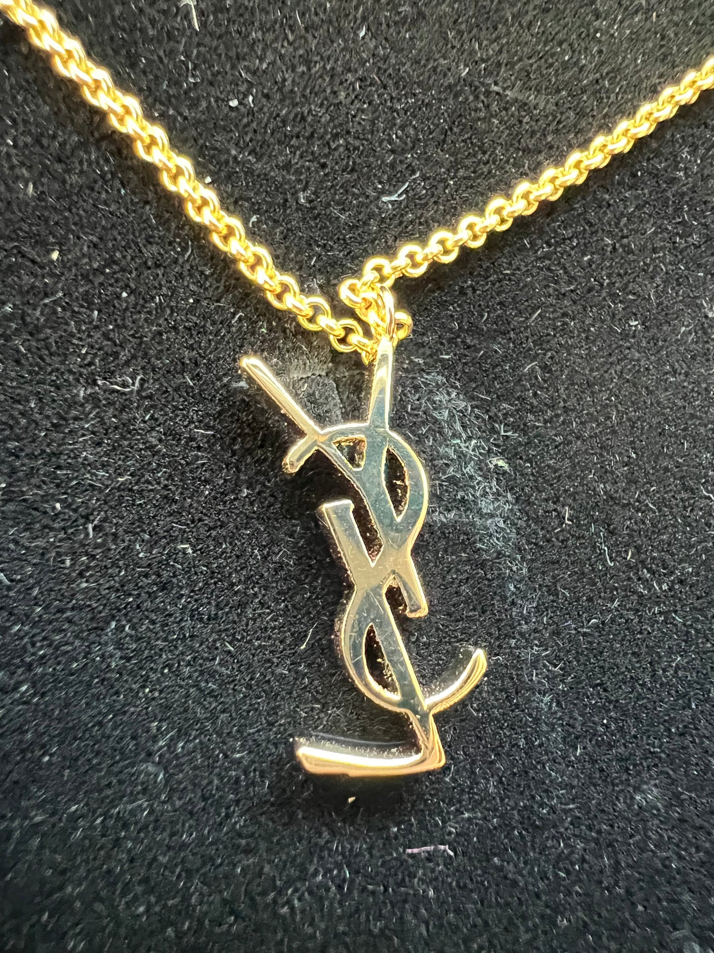 YSL charm necklace