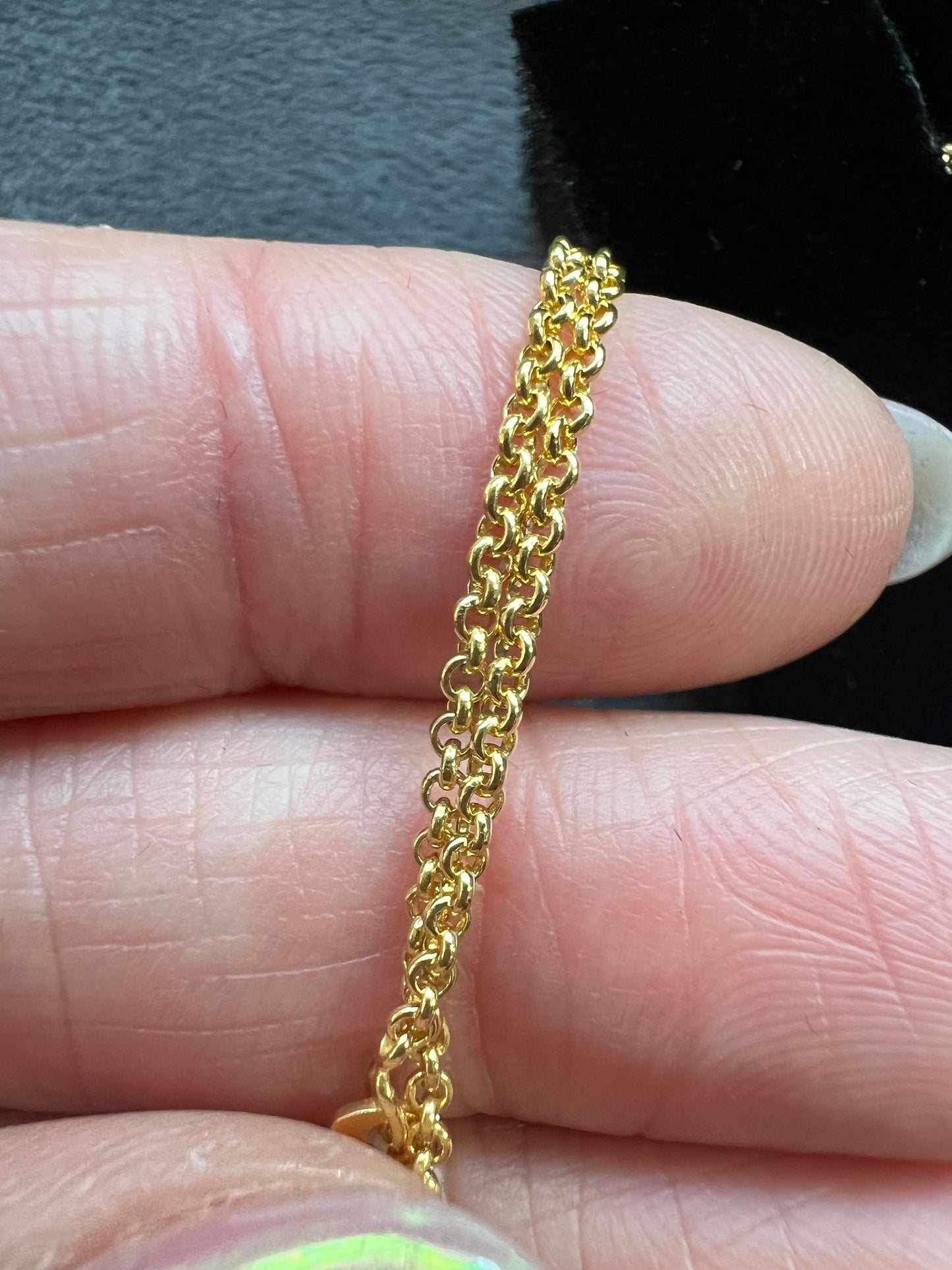 YSL charm necklace