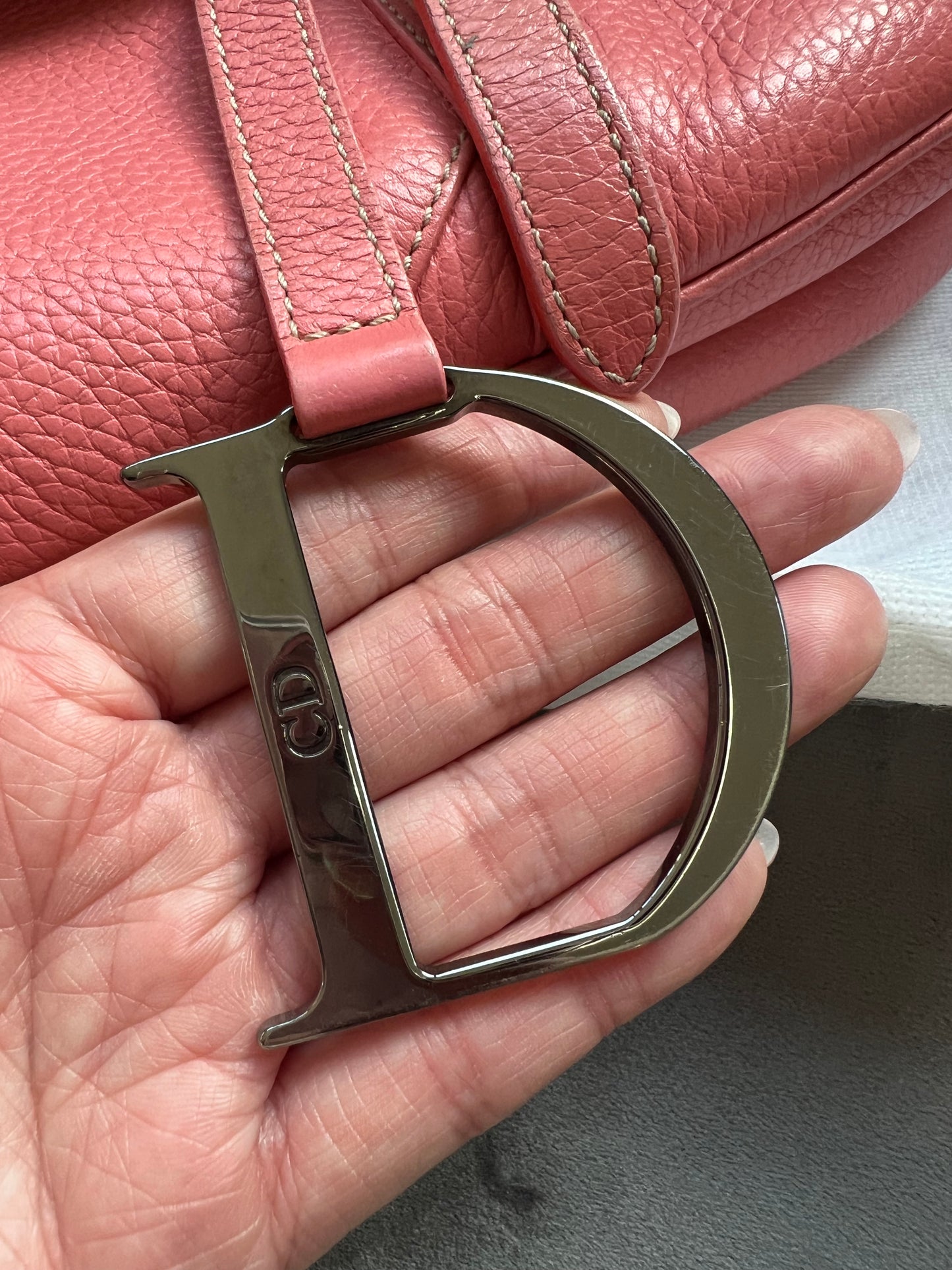 Christian Dior saddle bag - vintage rose pink
