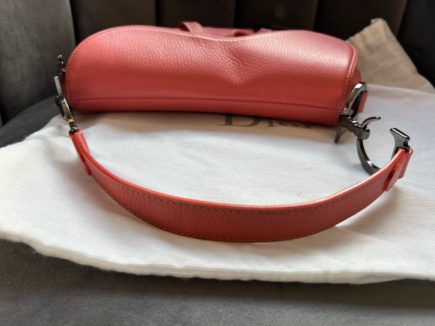 Christian Dior saddle bag - vintage rose pink