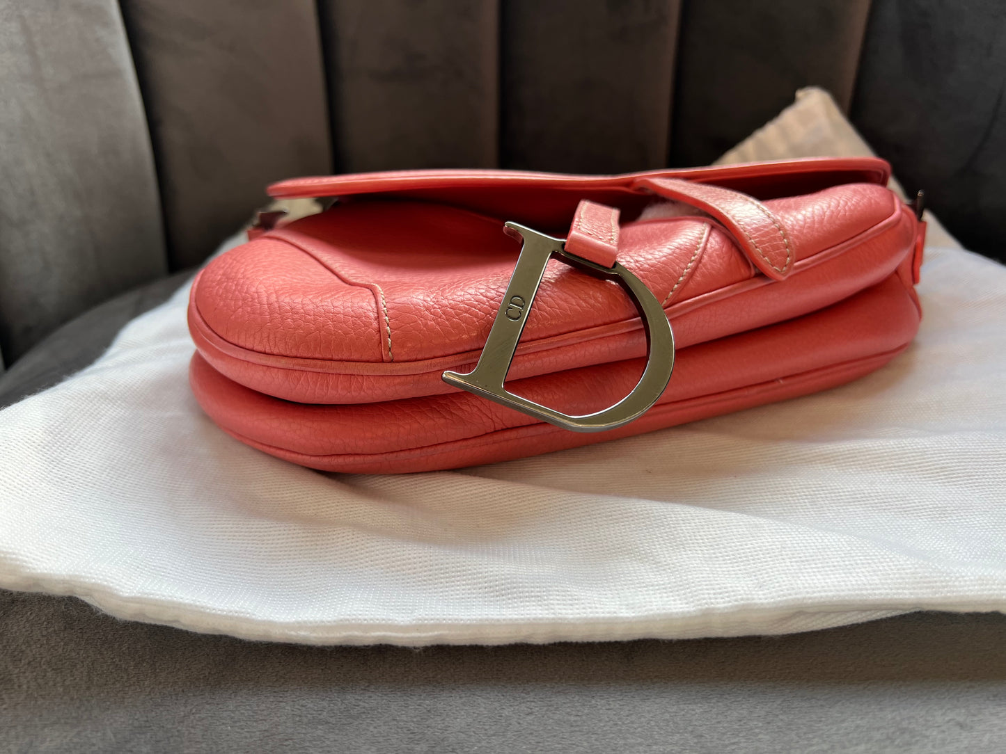 Christian Dior saddle bag - vintage rose pink