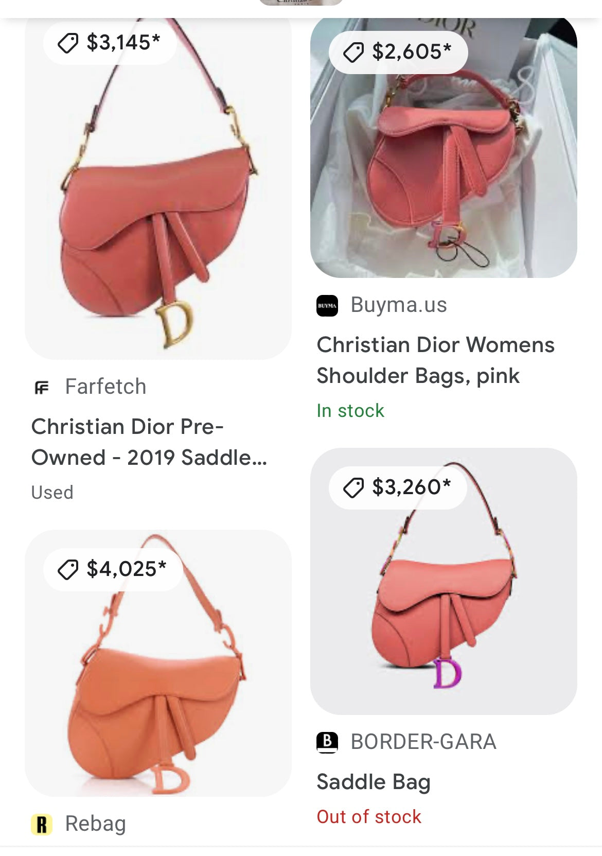 Christian Dior saddle bag - vintage rose pink