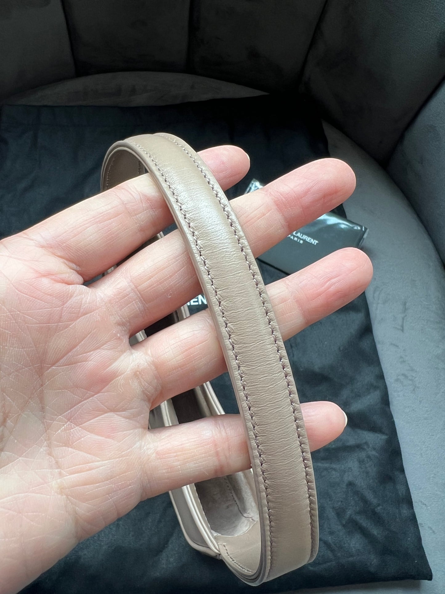 YSL Le 5 A 7 Hobo Rosy Sand