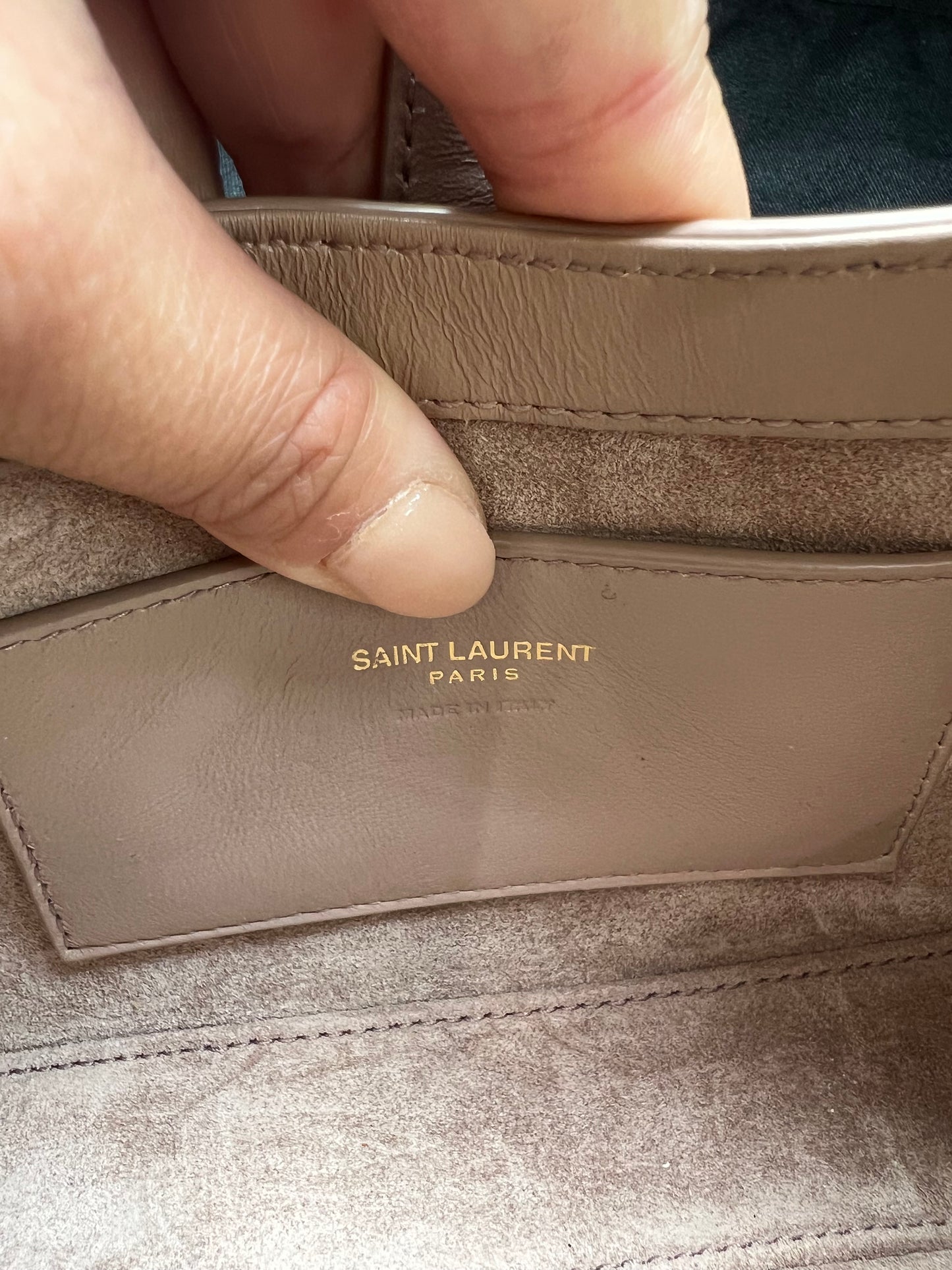 YSL Le 5 A 7 Hobo Rosy Sand