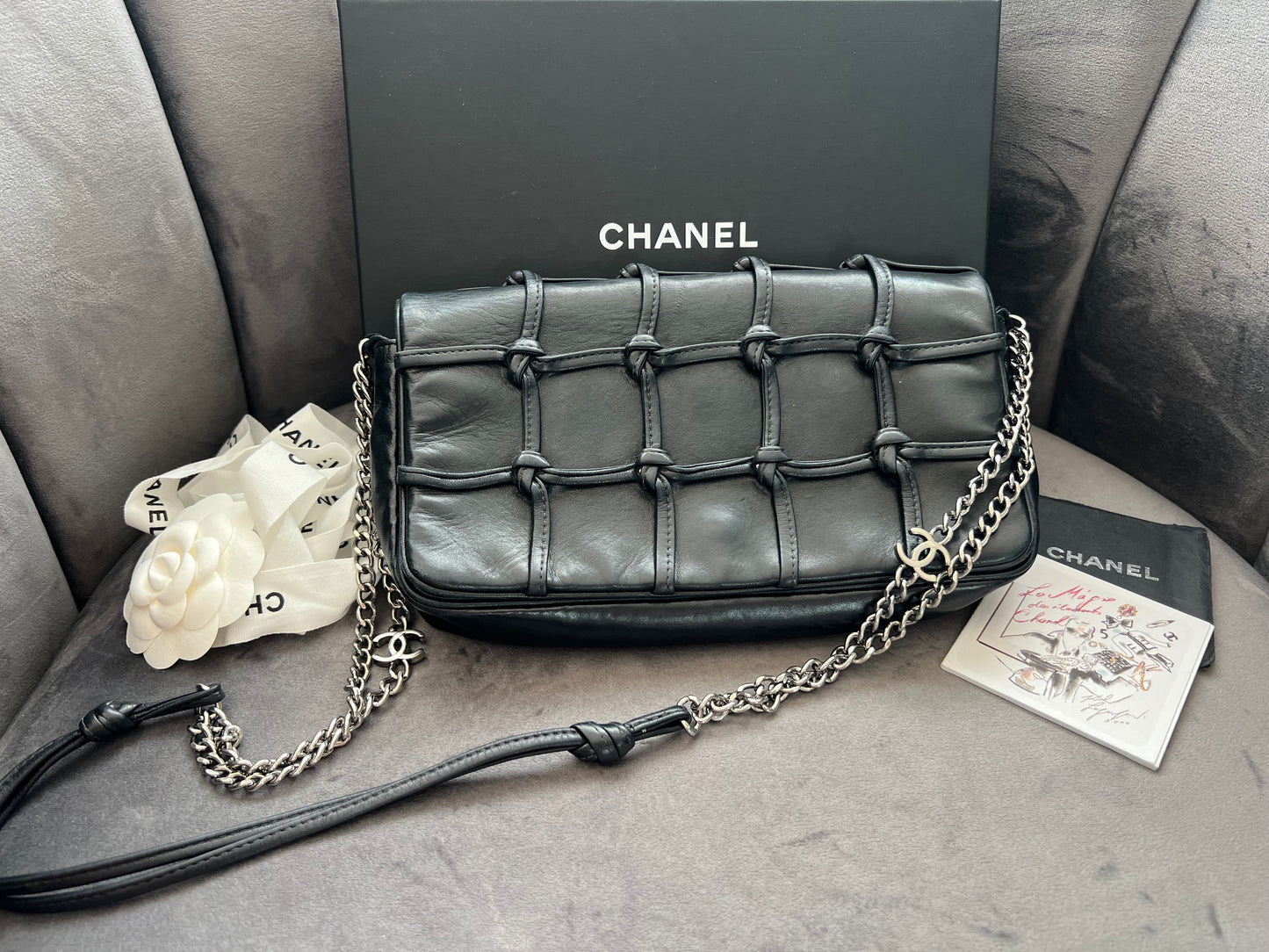 Vintage Chanel Knot Lambskin Bag