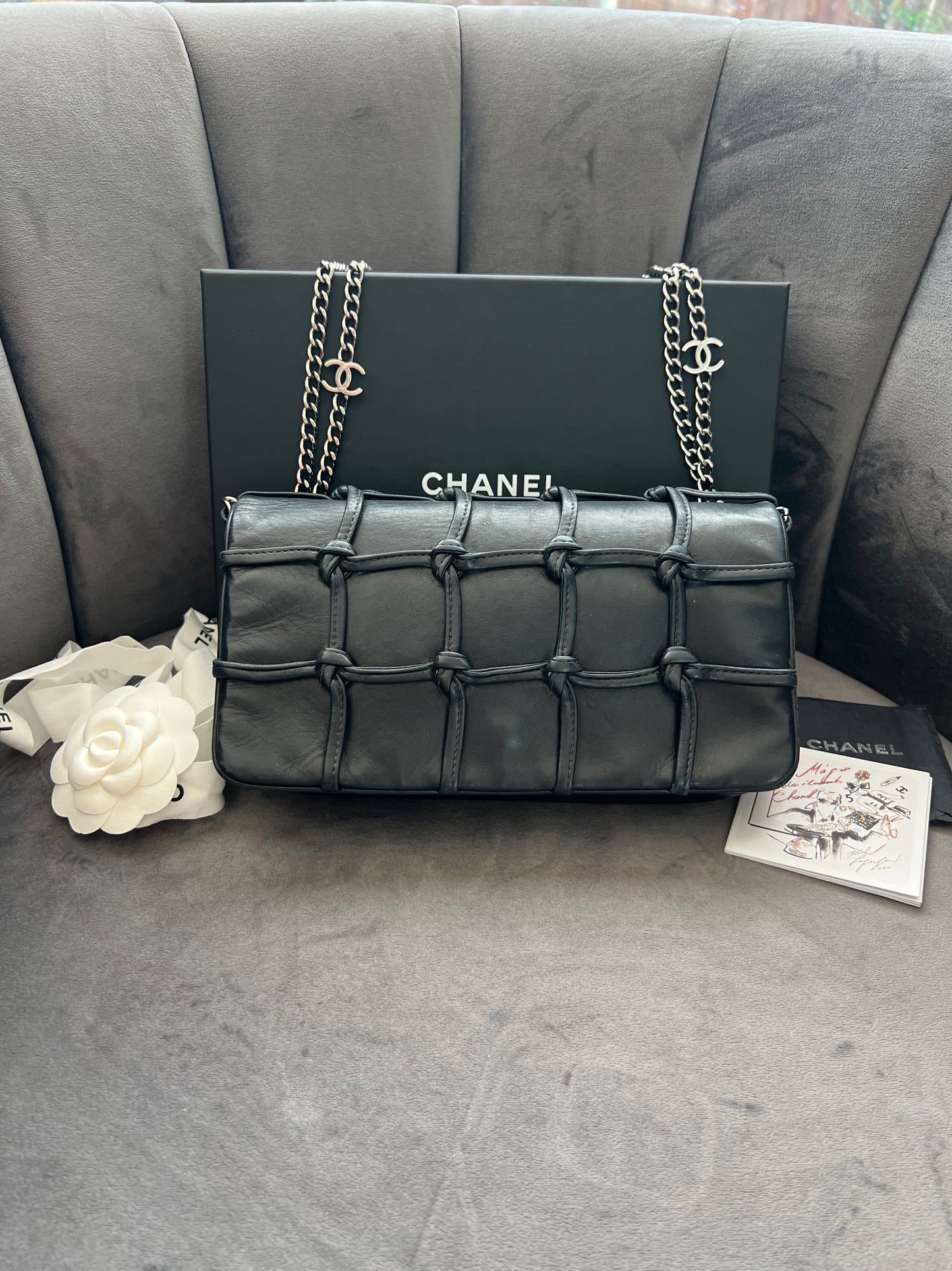 Vintage Chanel Knot Lambskin Bag