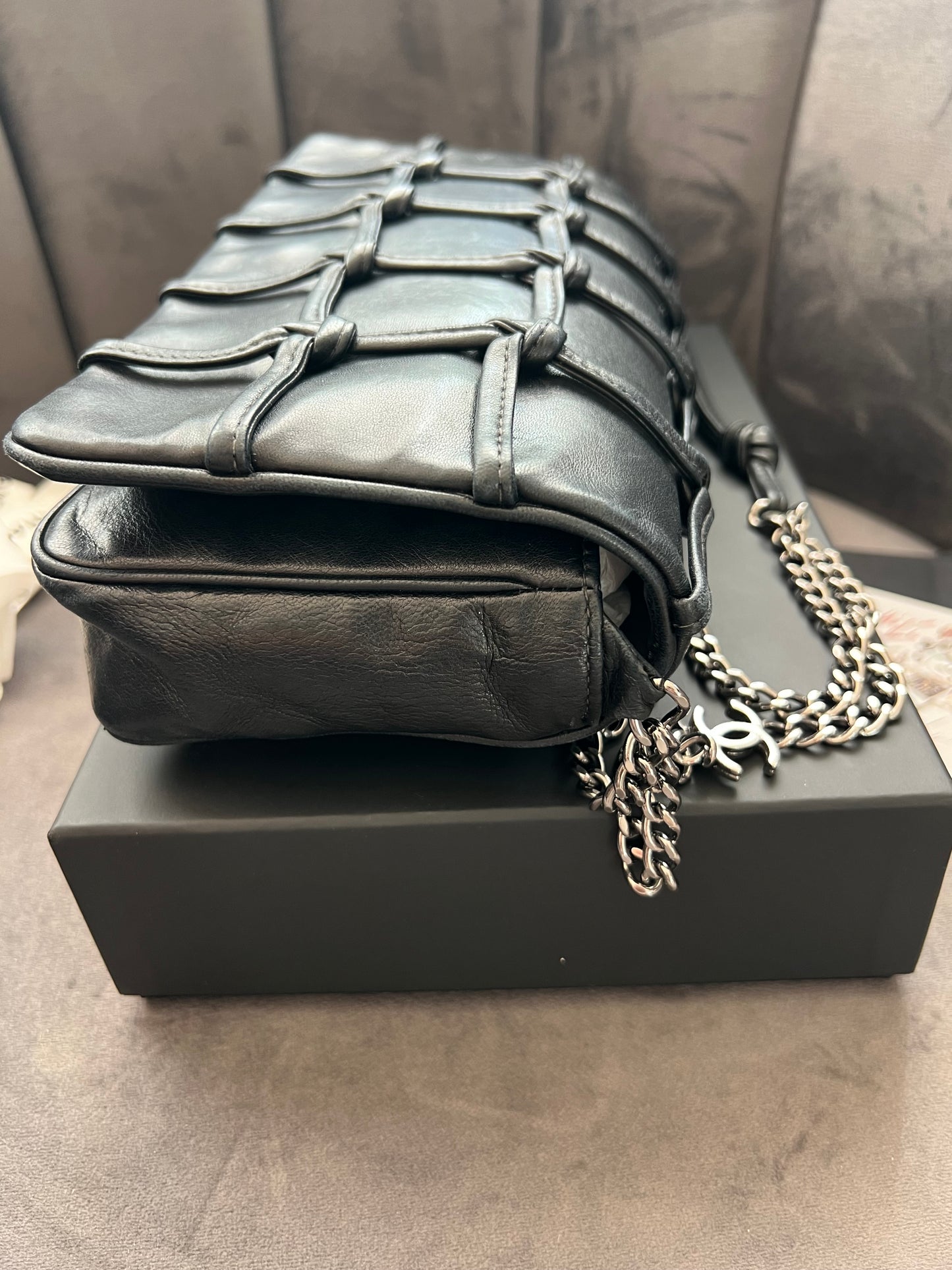 Vintage Chanel Knot Lambskin Bag