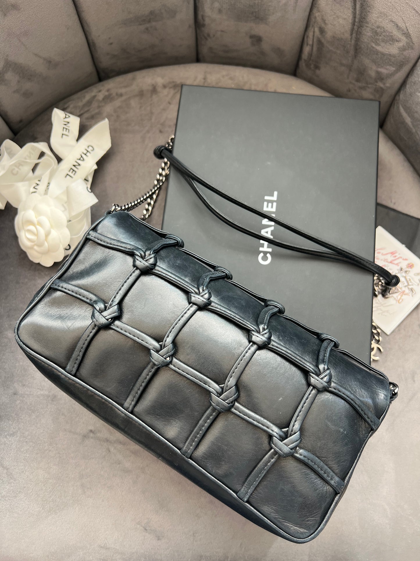 Vintage Chanel Knot Lambskin Bag