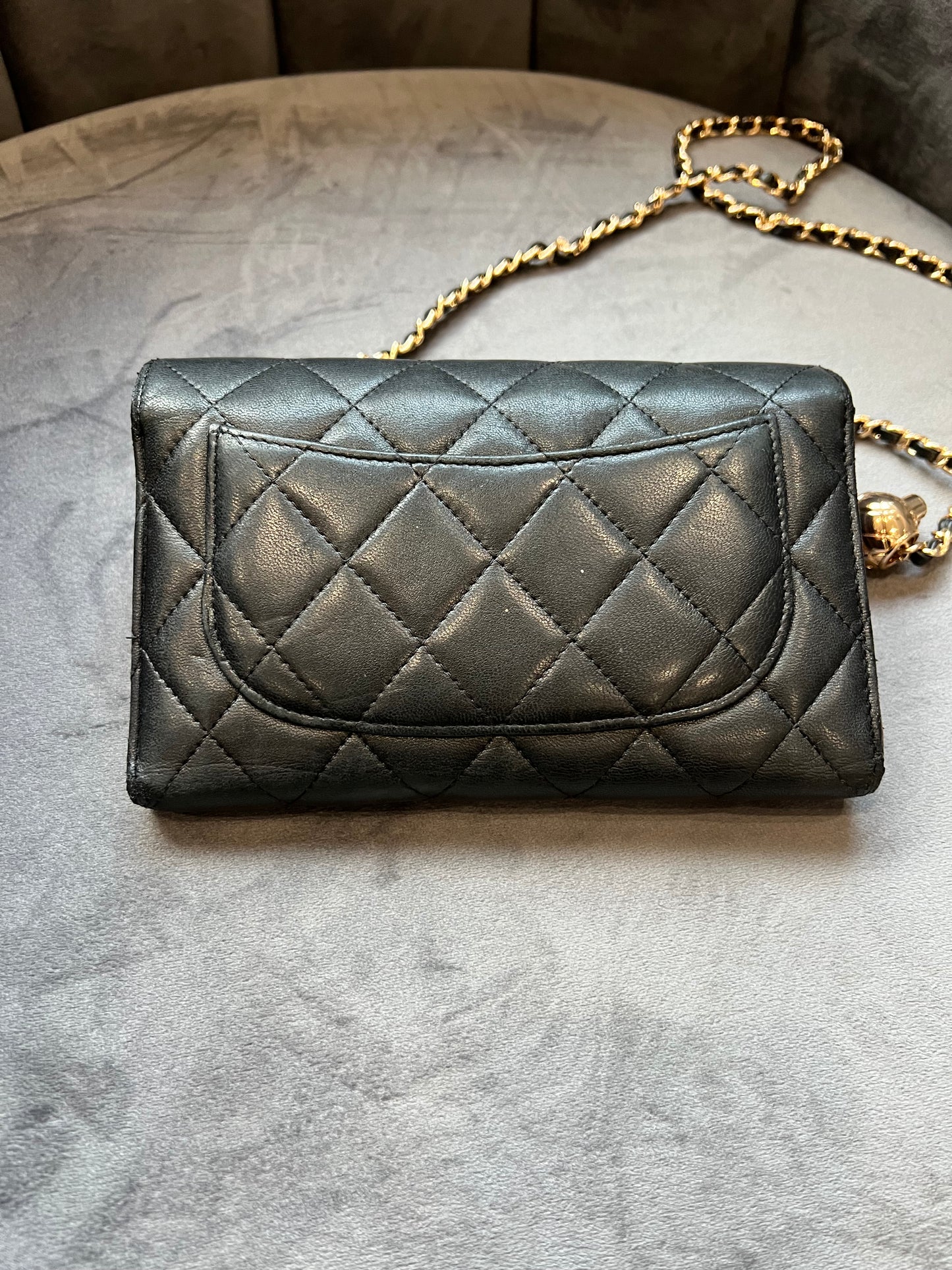 Chanel timeless wallet on chain