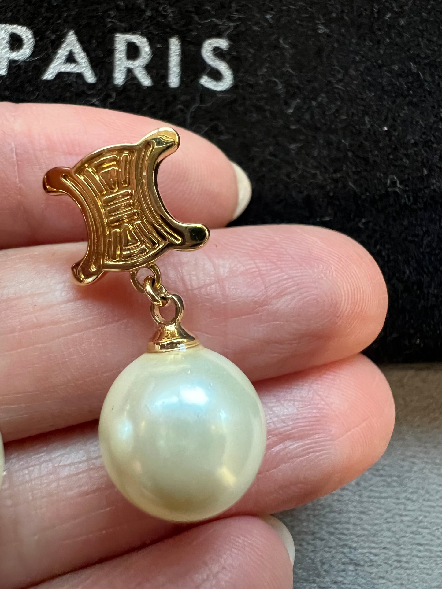 Celine triomphe earrings