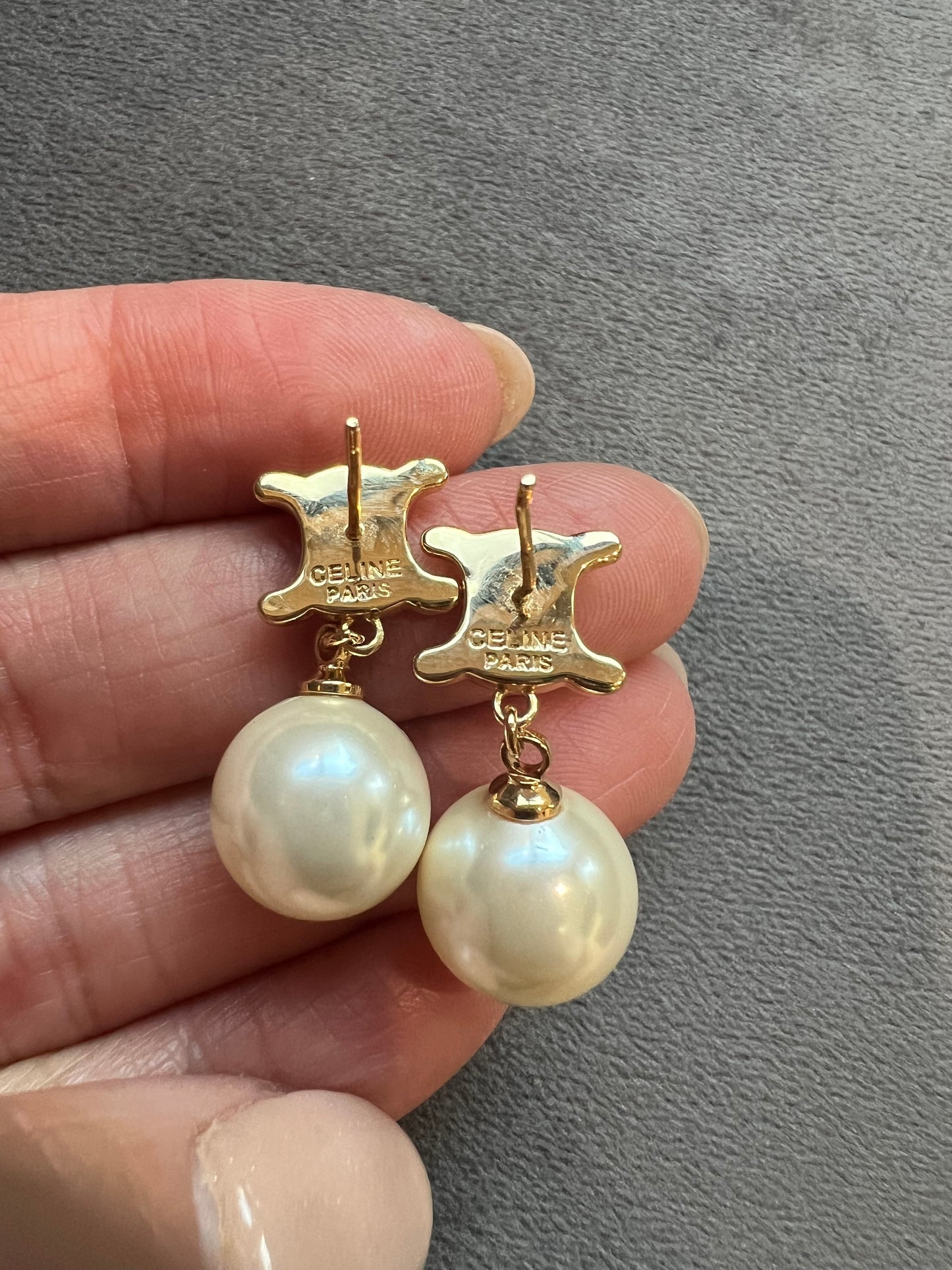 Celine triomphe earrings