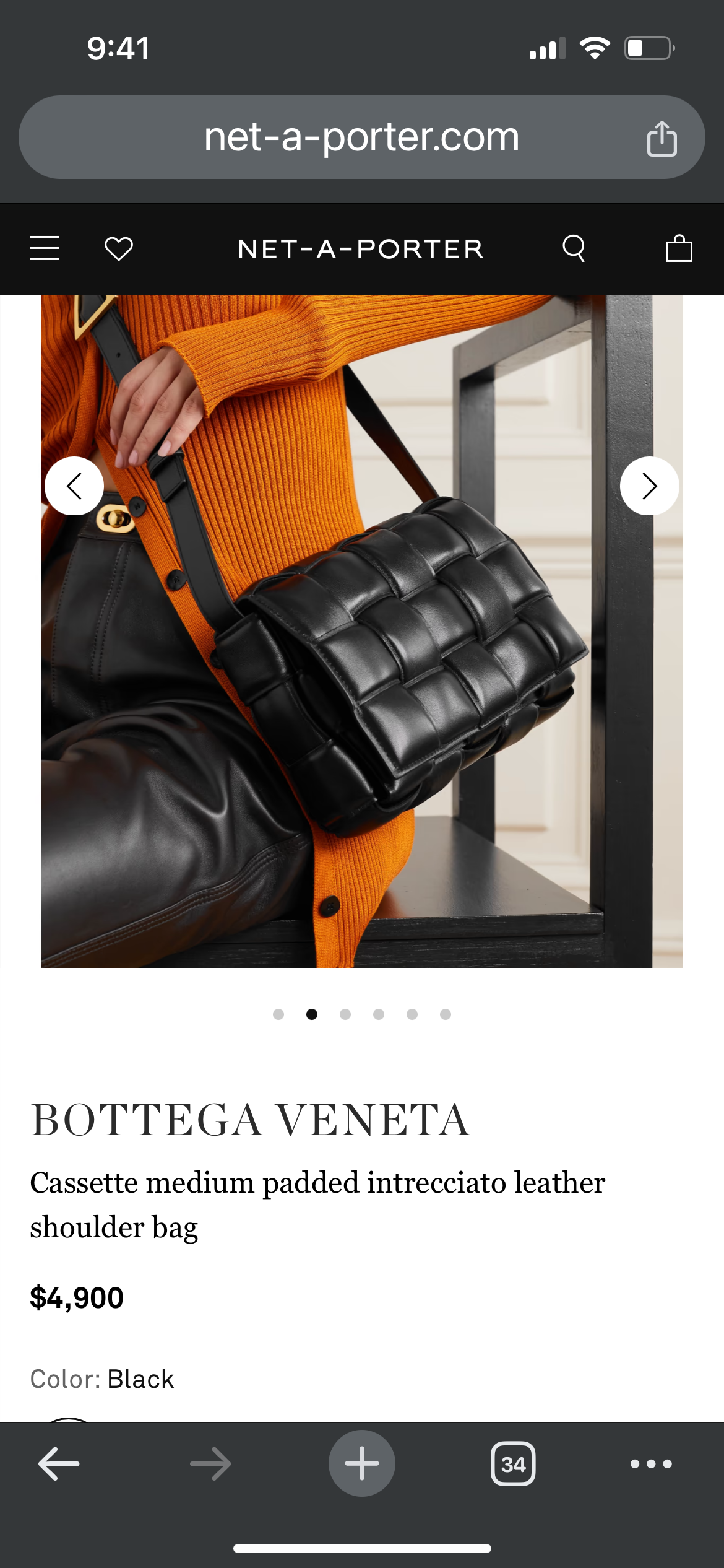 Bottega Veneta medium cassette bag