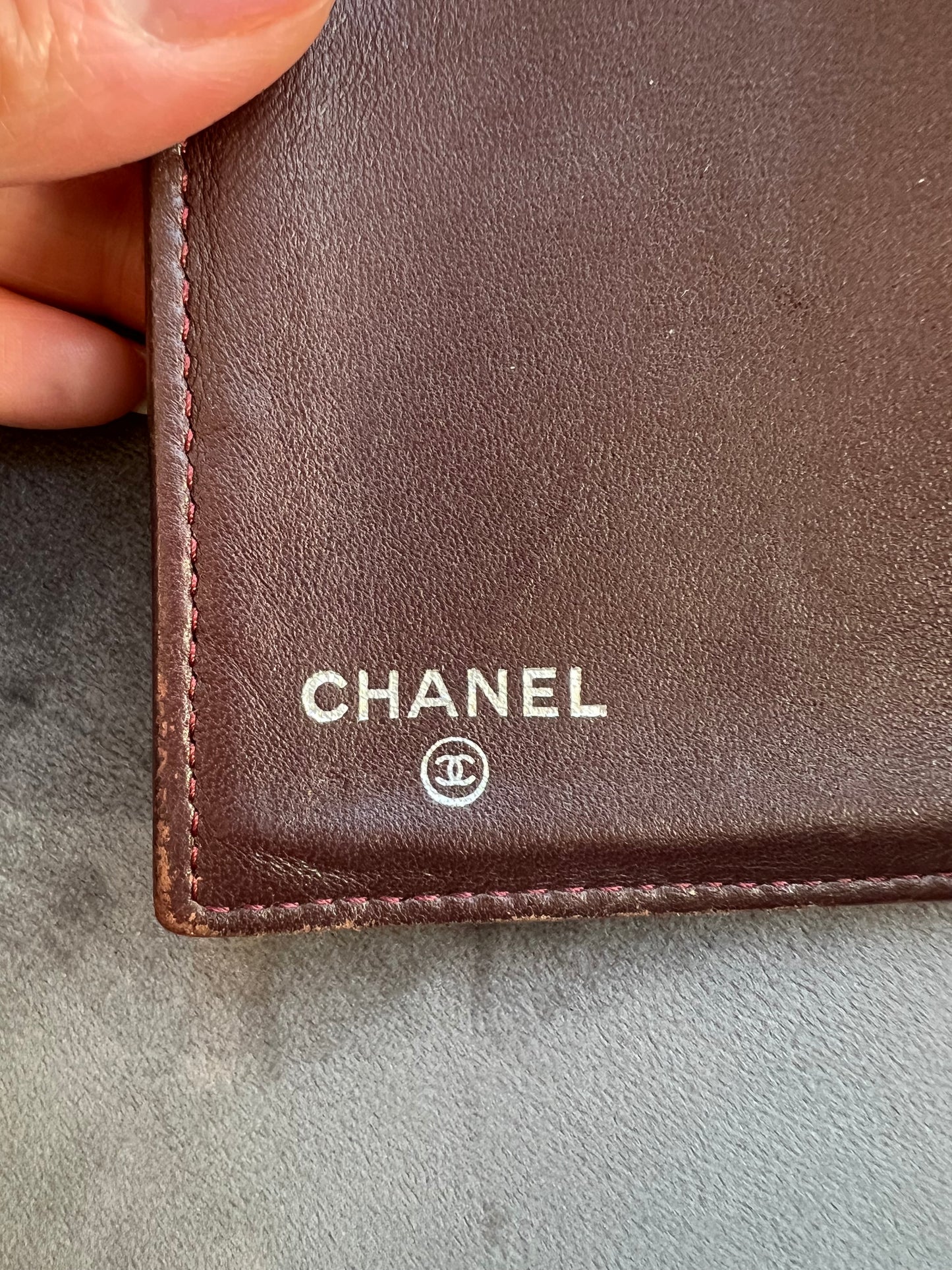 Chanel vintage timeless wallet on chain