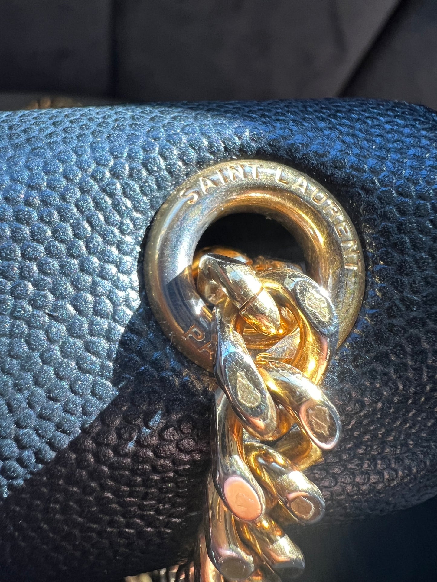 KATE SMALL IN GRAIN DE POUDRE EMBOSSED LEATHER