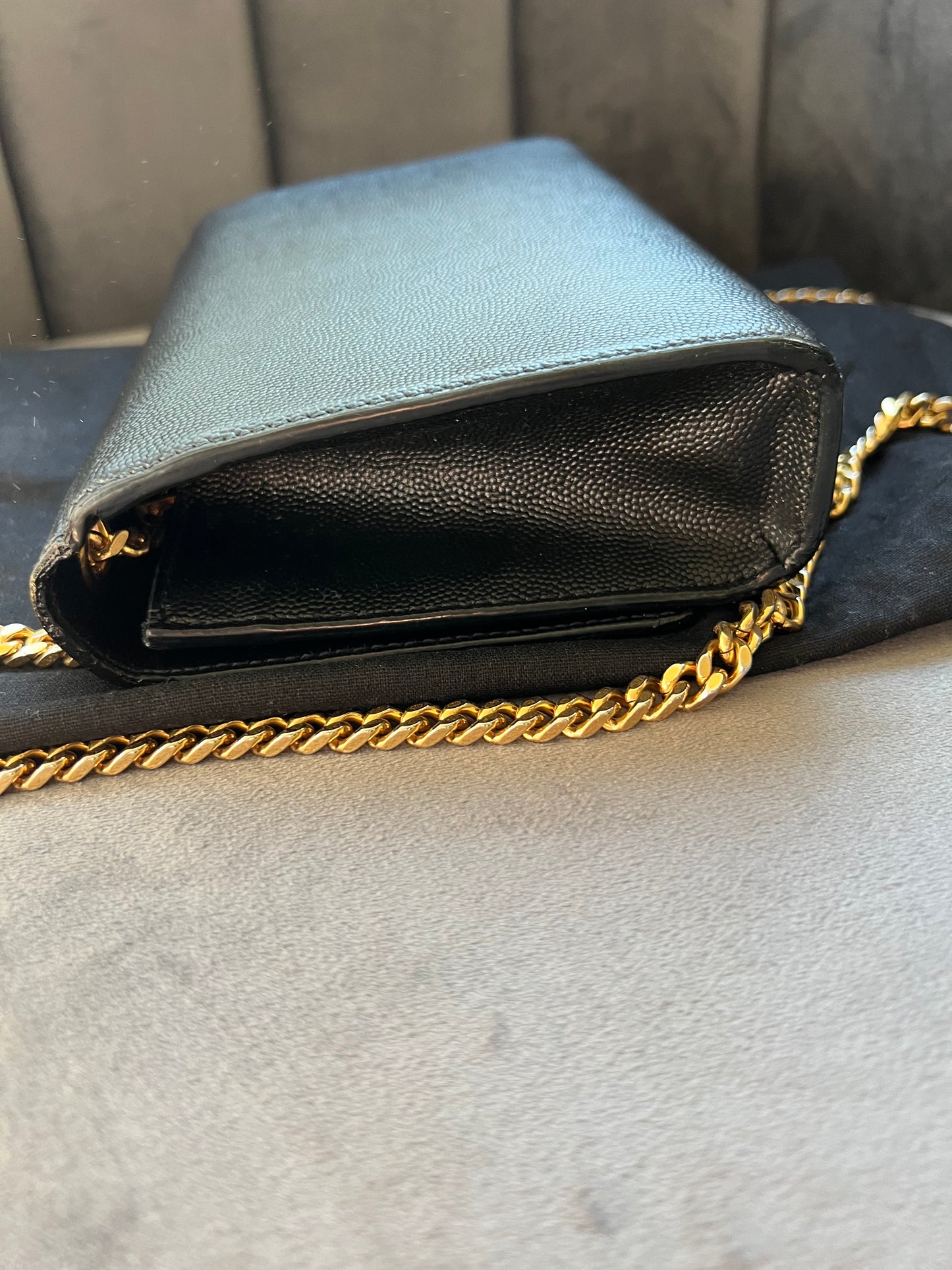 KATE SMALL IN GRAIN DE POUDRE EMBOSSED LEATHER