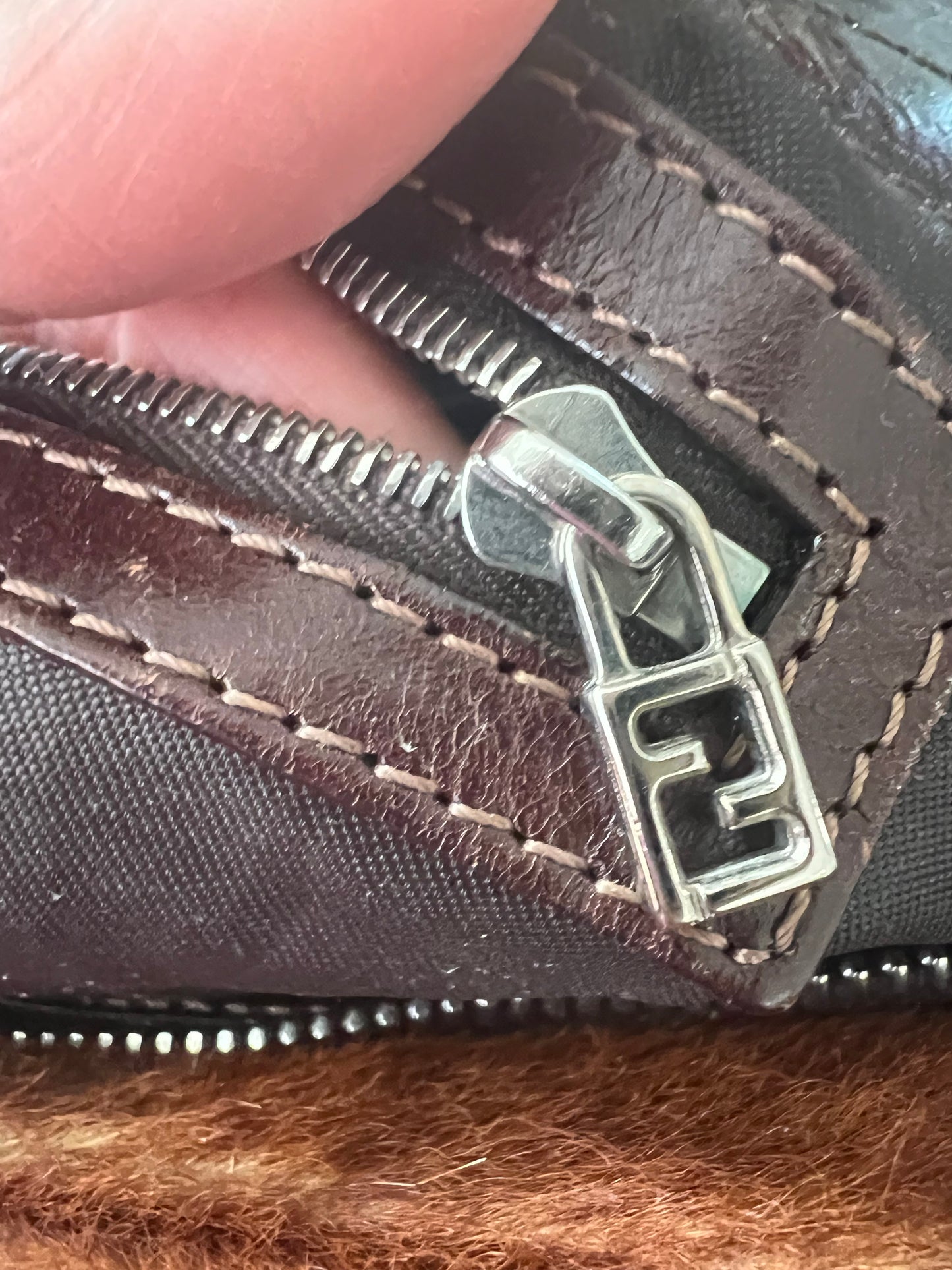 Rare Fendi Baguette in ponyhair