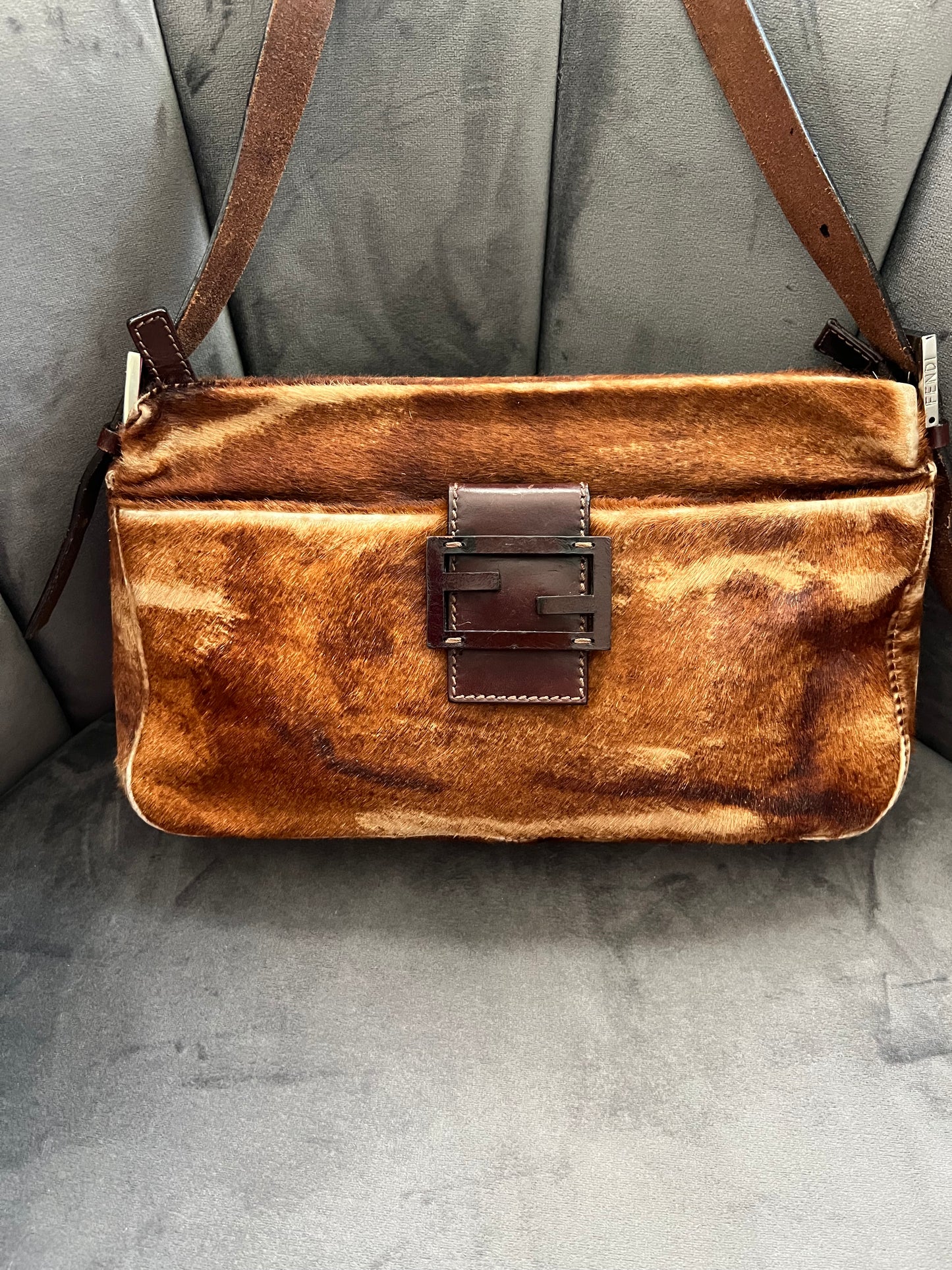 Rare Fendi Baguette in ponyhair