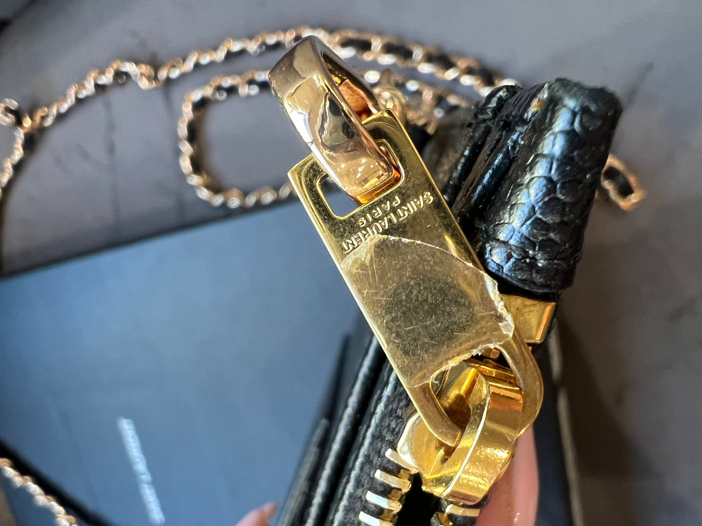 New Saint Laurent Monogram Wristlet