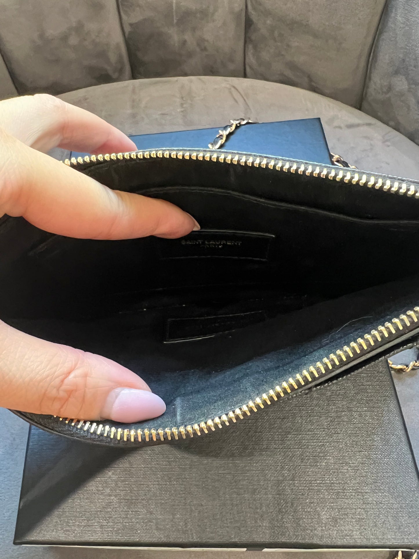 New Saint Laurent Monogram Wristlet
