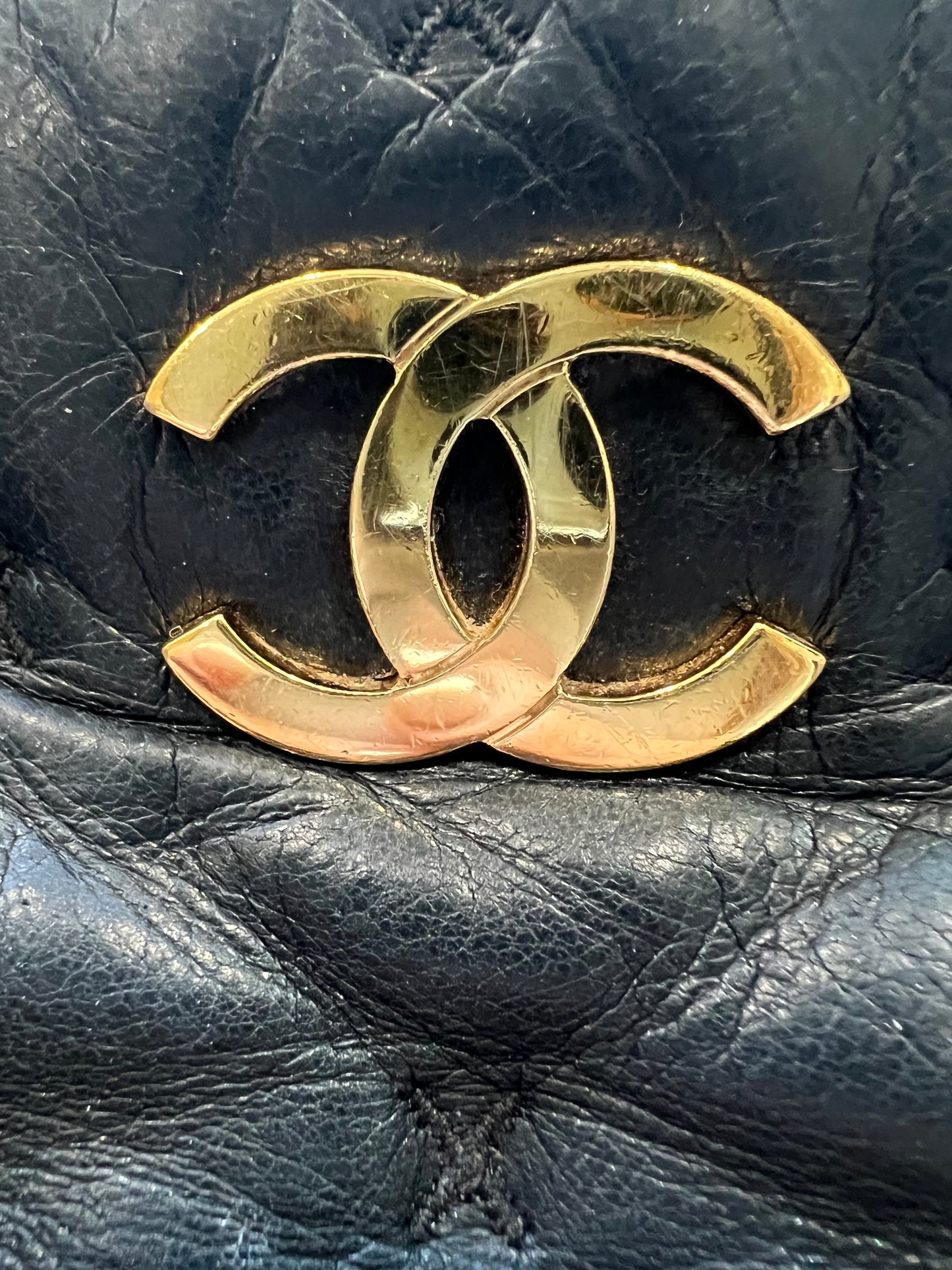 Vintage Chanel Lambskin Quilted Tote Bag