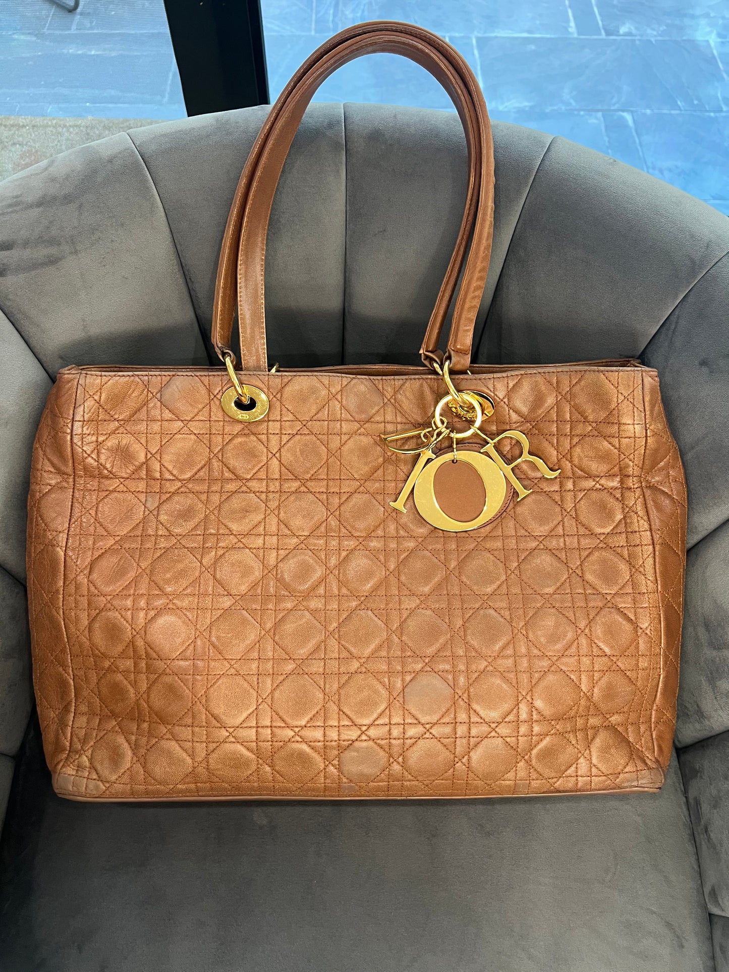 Dior Cannage Shopping Tote