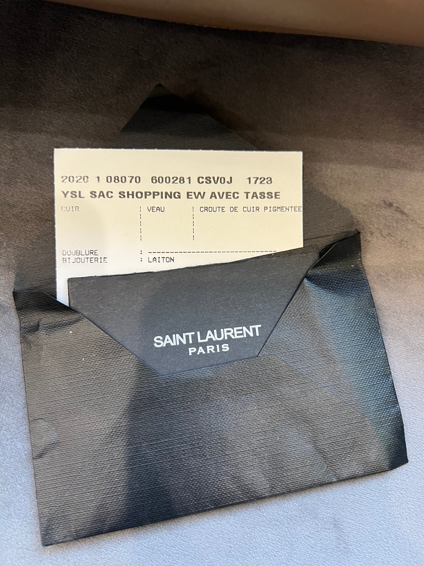 YSL large shopping tote