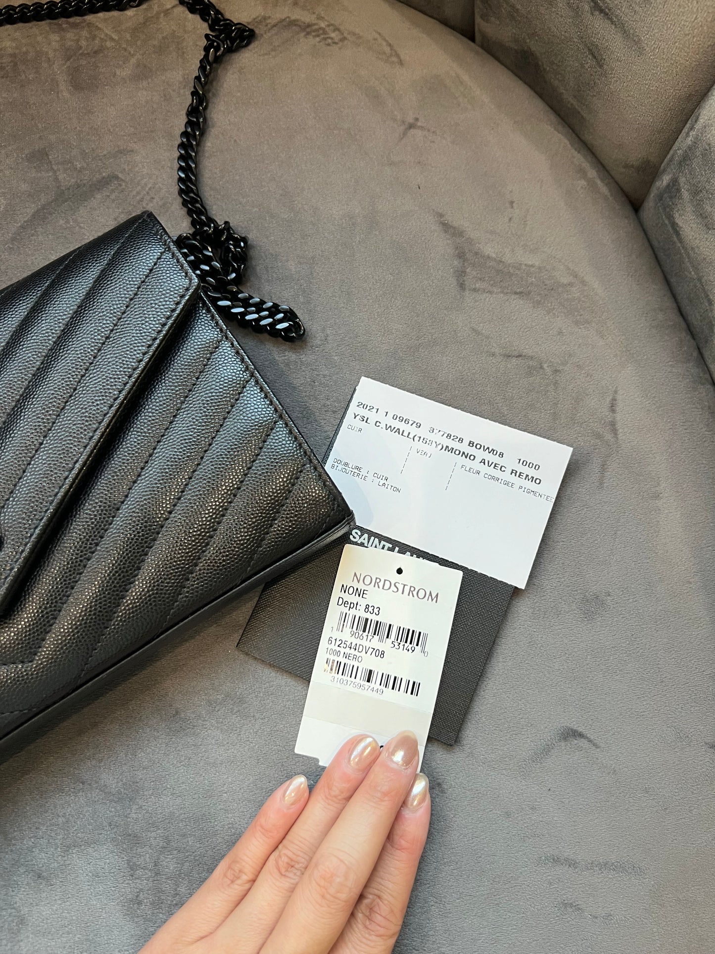Yves Saint Laurent Cassandre envelope flap crossbody