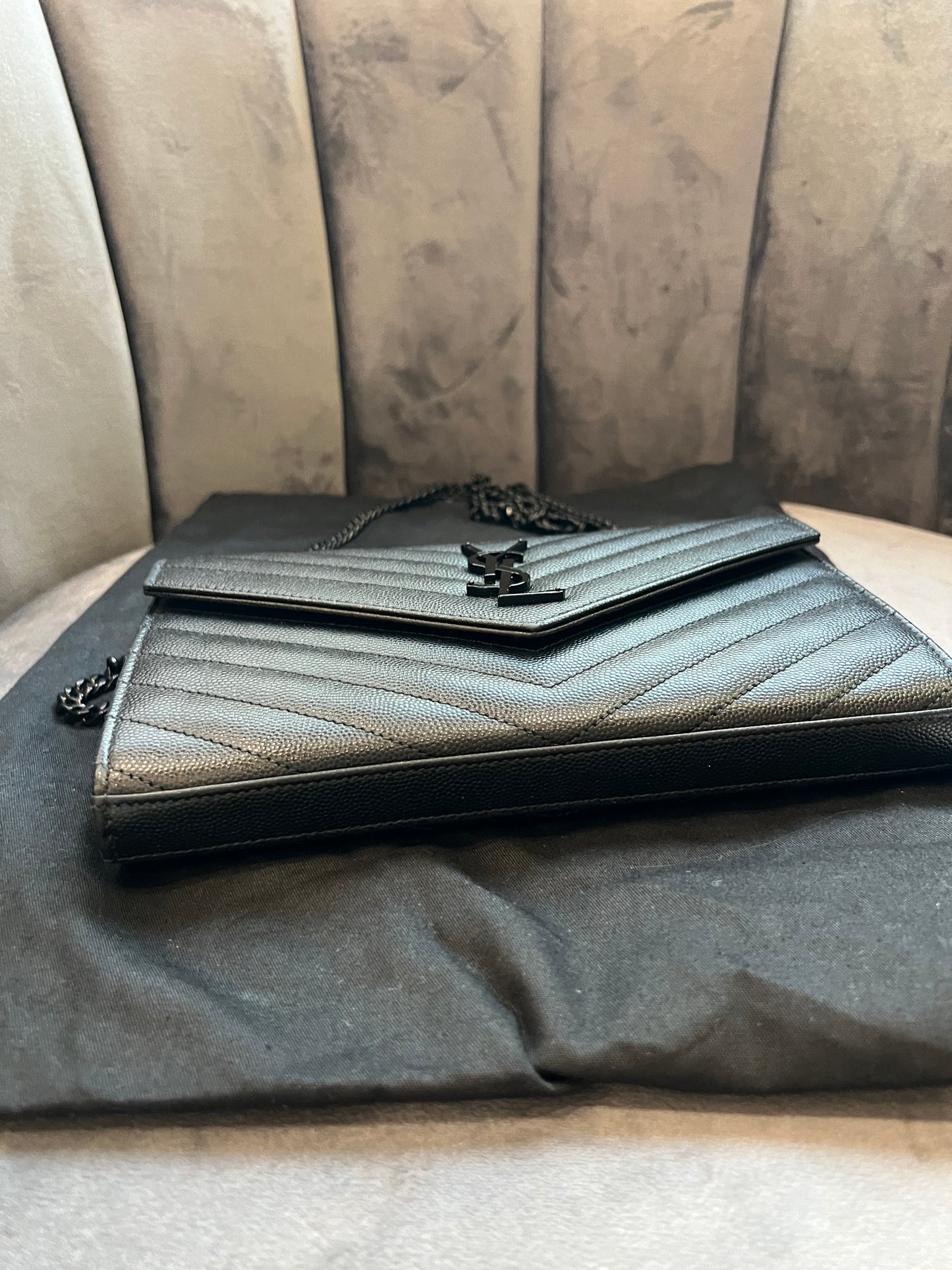 Yves Saint Laurent Cassandre envelope flap crossbody