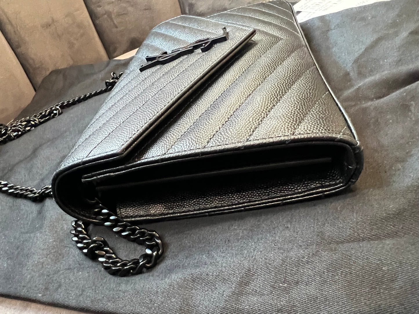Yves Saint Laurent Cassandre envelope flap crossbody
