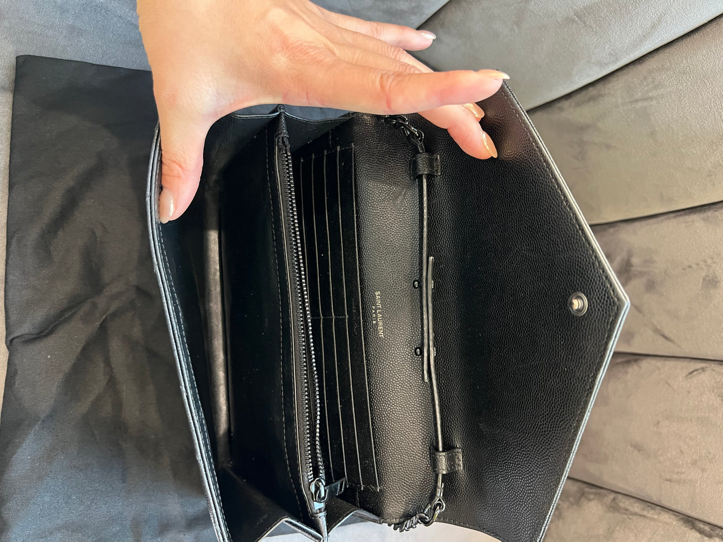 Yves Saint Laurent Cassandre envelope flap crossbody