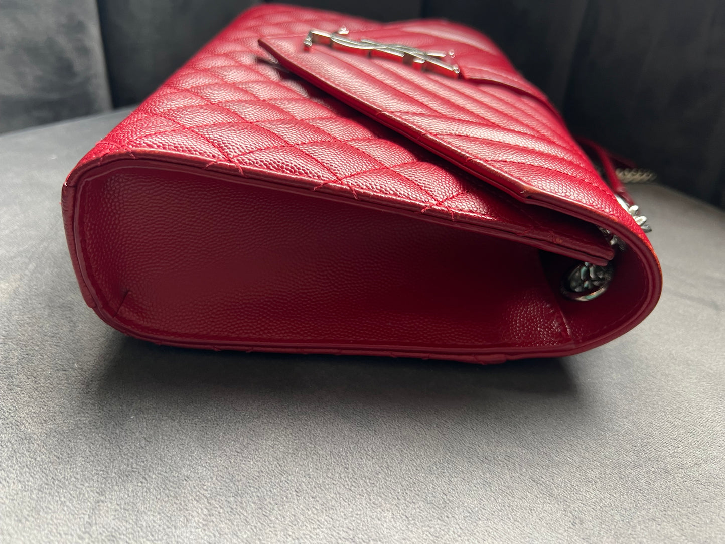 Saint Laurent TriQuilt Monogram Shoulder Bag