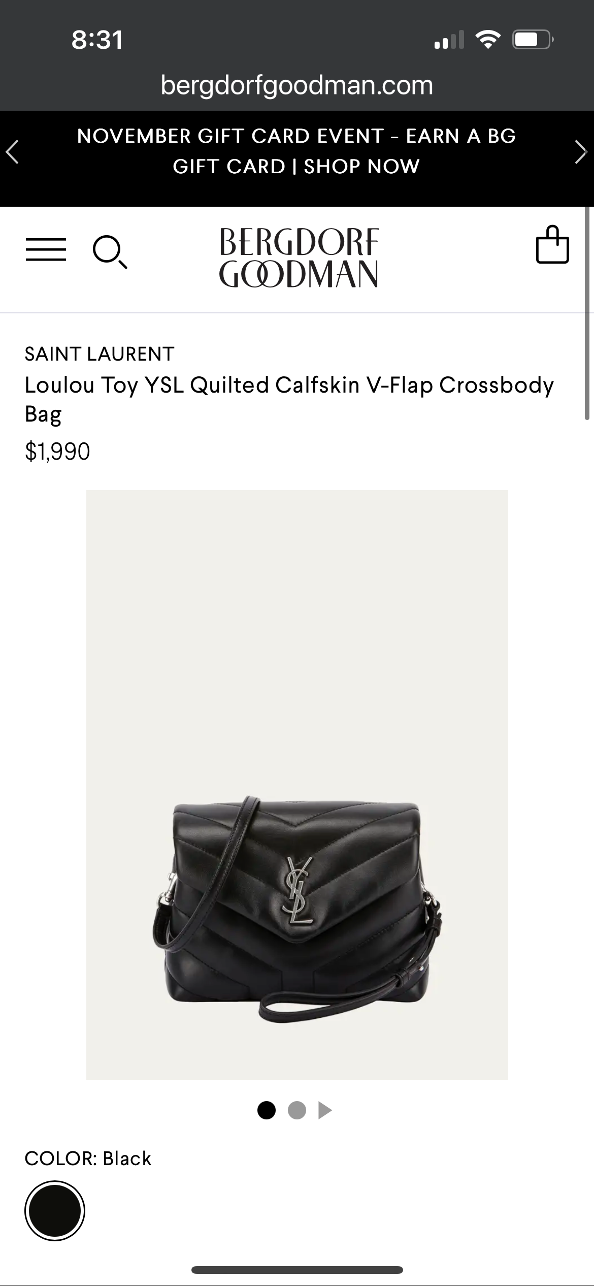 Saint Laurent Monogram Lou Lou Toy Bag