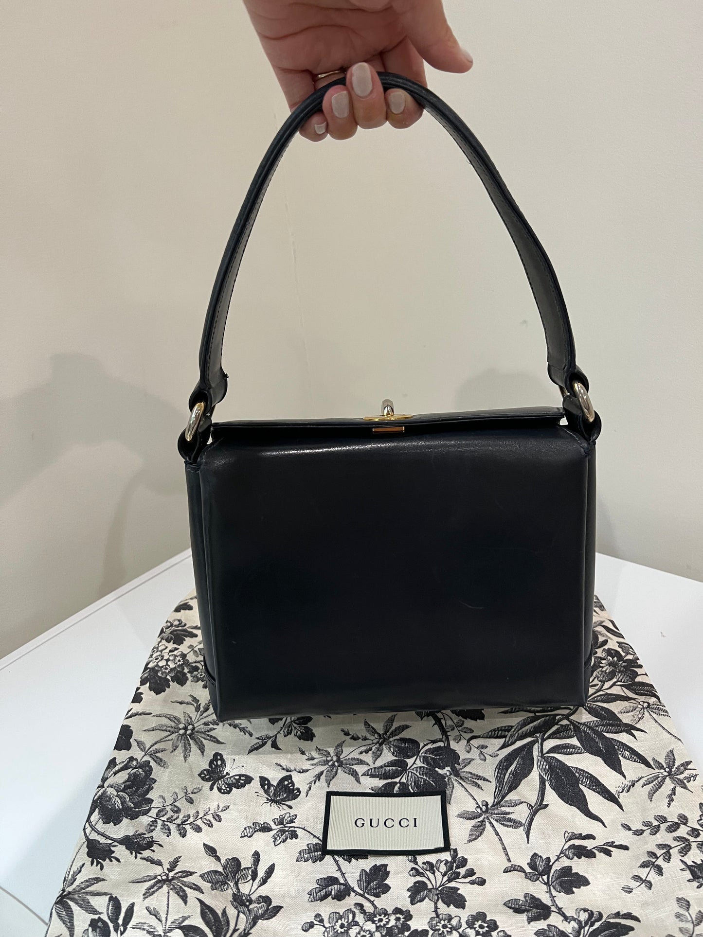 Gucci vintage top handle bag