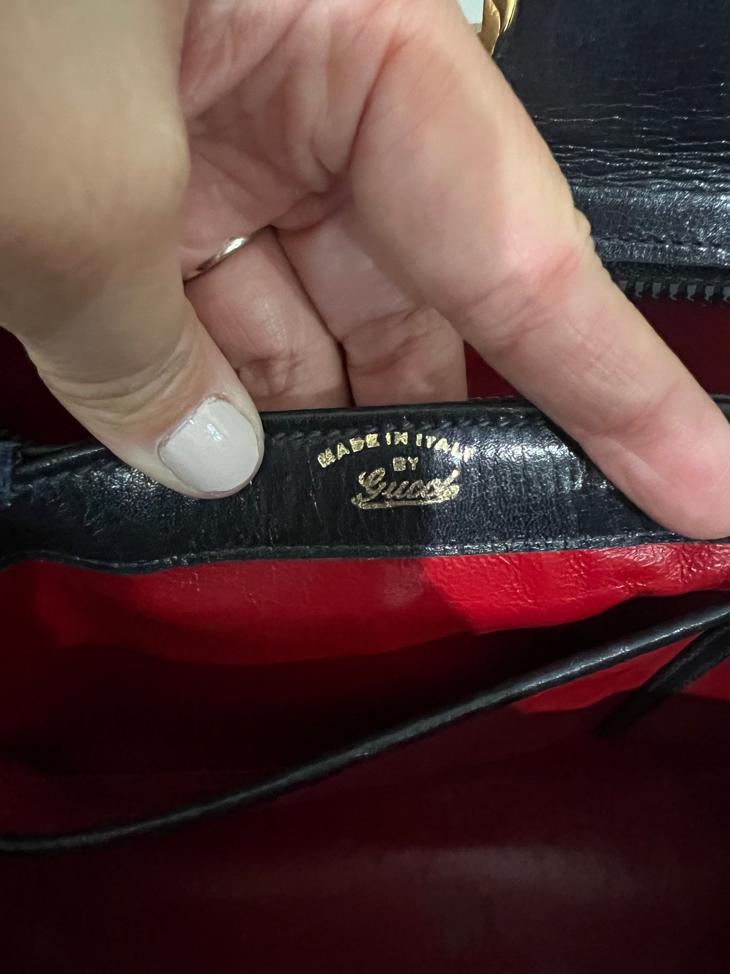 Gucci vintage top handle bag