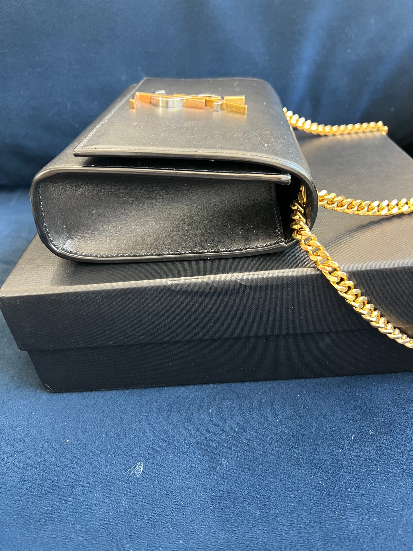 YSL Kate bag tricolor monogram