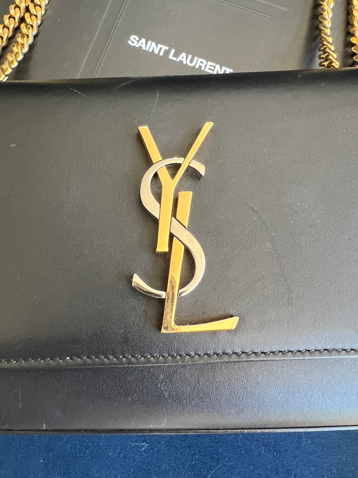 YSL Kate bag tricolor monogram